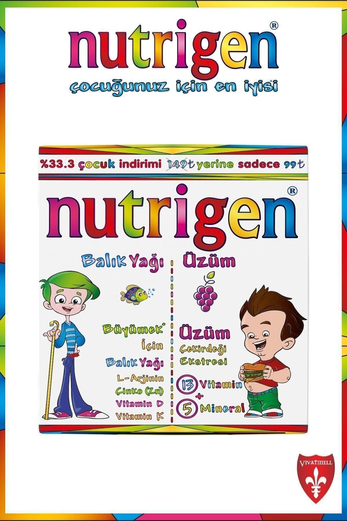 Nutrigen İndirimli Kofre Balık Yağı Şurup + Üzüm Şurup 200 ml + 200 ml