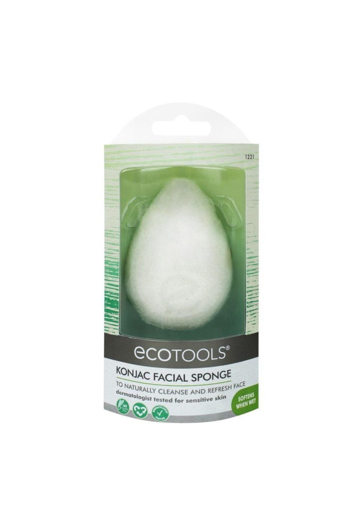 Ecotools Konjac Yüz Temizleme Süngeri