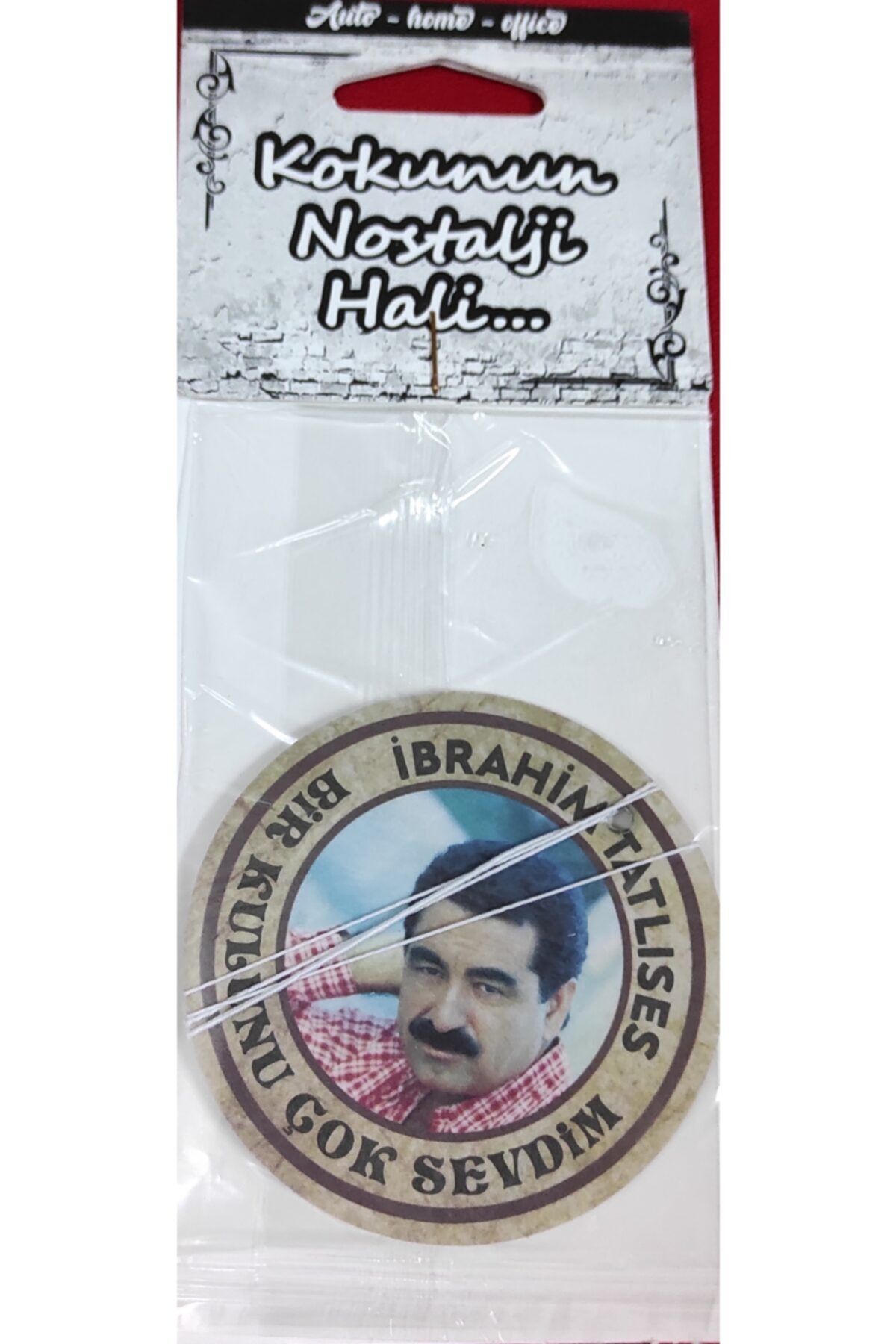 SÜSLEN Ibrahim Tatlıses Baskılı Koku - Nostalji Koku - Oto Kokusu