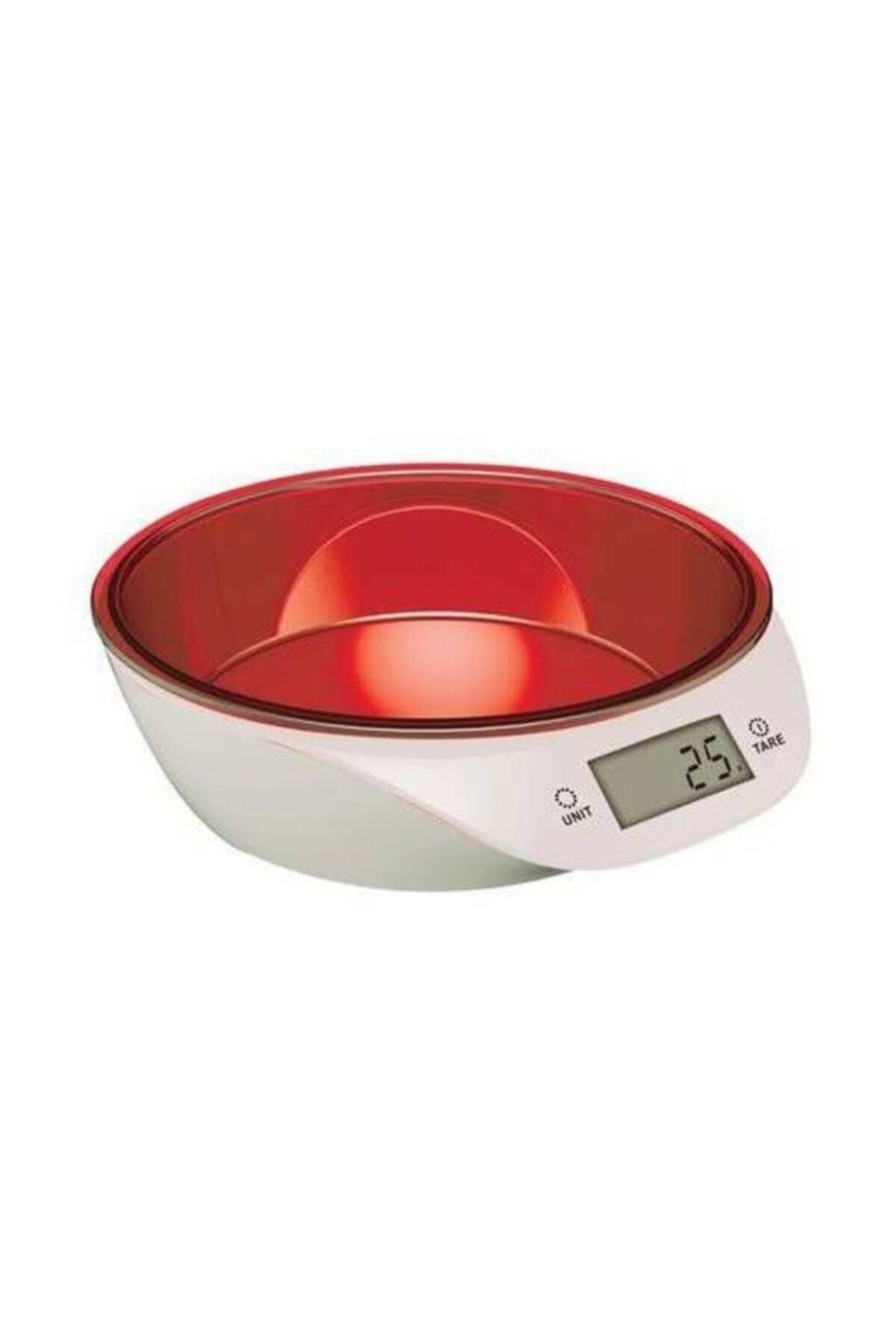 Techfit J-52 Tf-1003 Hazneli Hassas Mutfak Terazisi - Kırmızı 1003-k