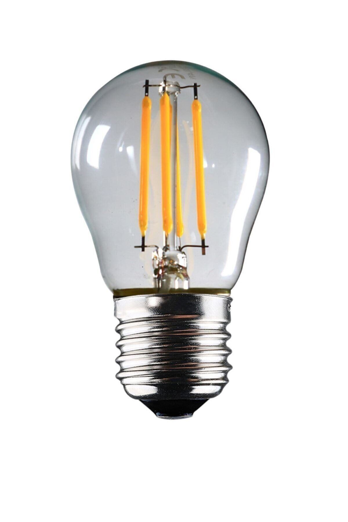 ORBUS G45 Rustik Led Ampul 4 Watt 400 Lümen Şeffaf Cam Sarı Işık