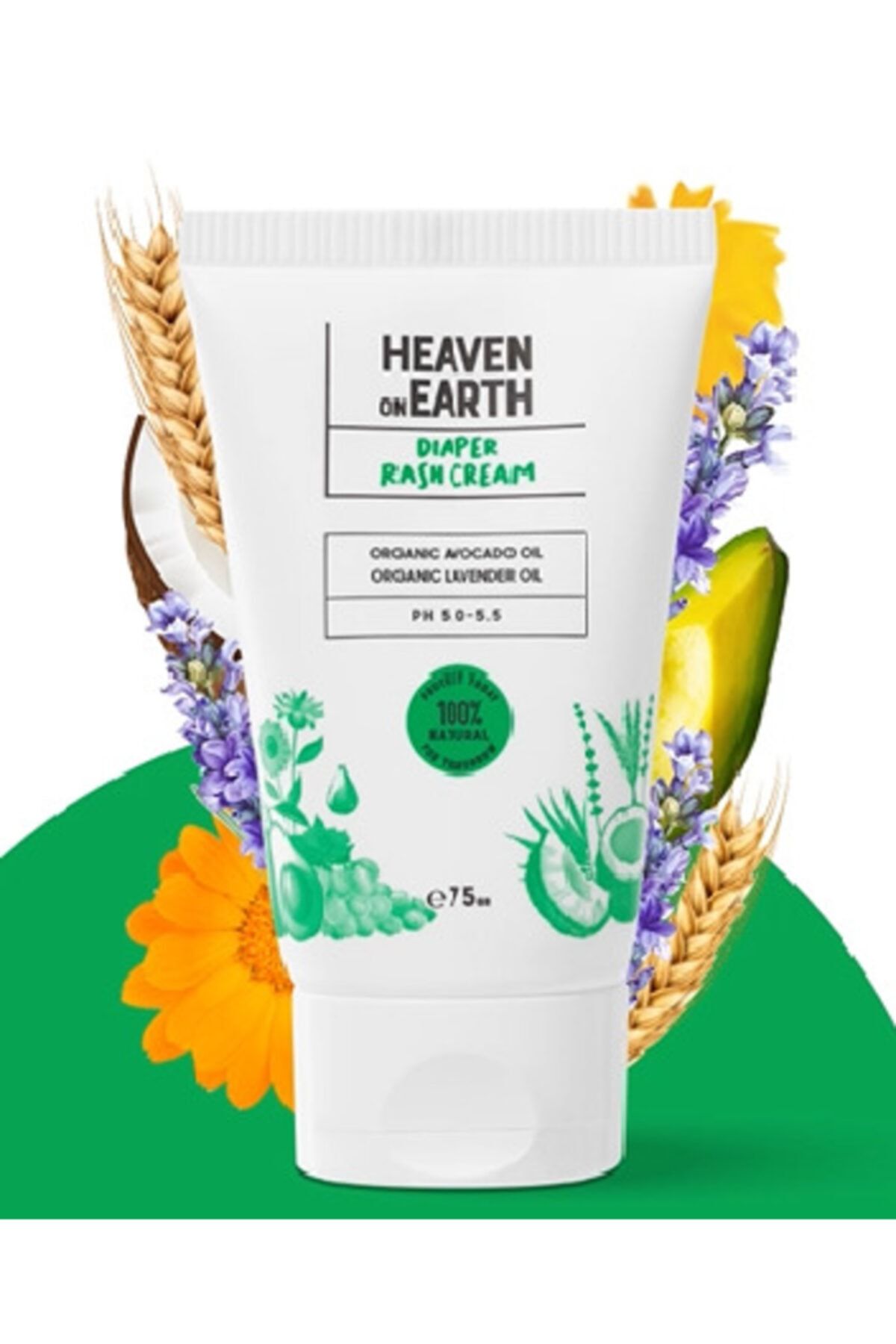 Heaven on Earth Doğal Pişik Önlemeye Yardımcı Krem  Natural Diaper Rash Cream 75gr
