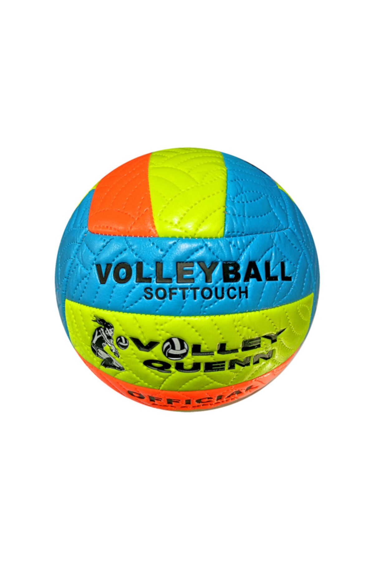 AVESSA Queen Fosforlu Voleybol Topu Mavi sarı turuncu Bsf-012