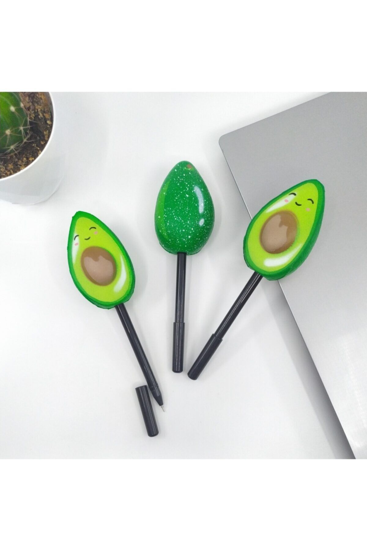 HabuShop Sevimli Avokado Squishy Kalem