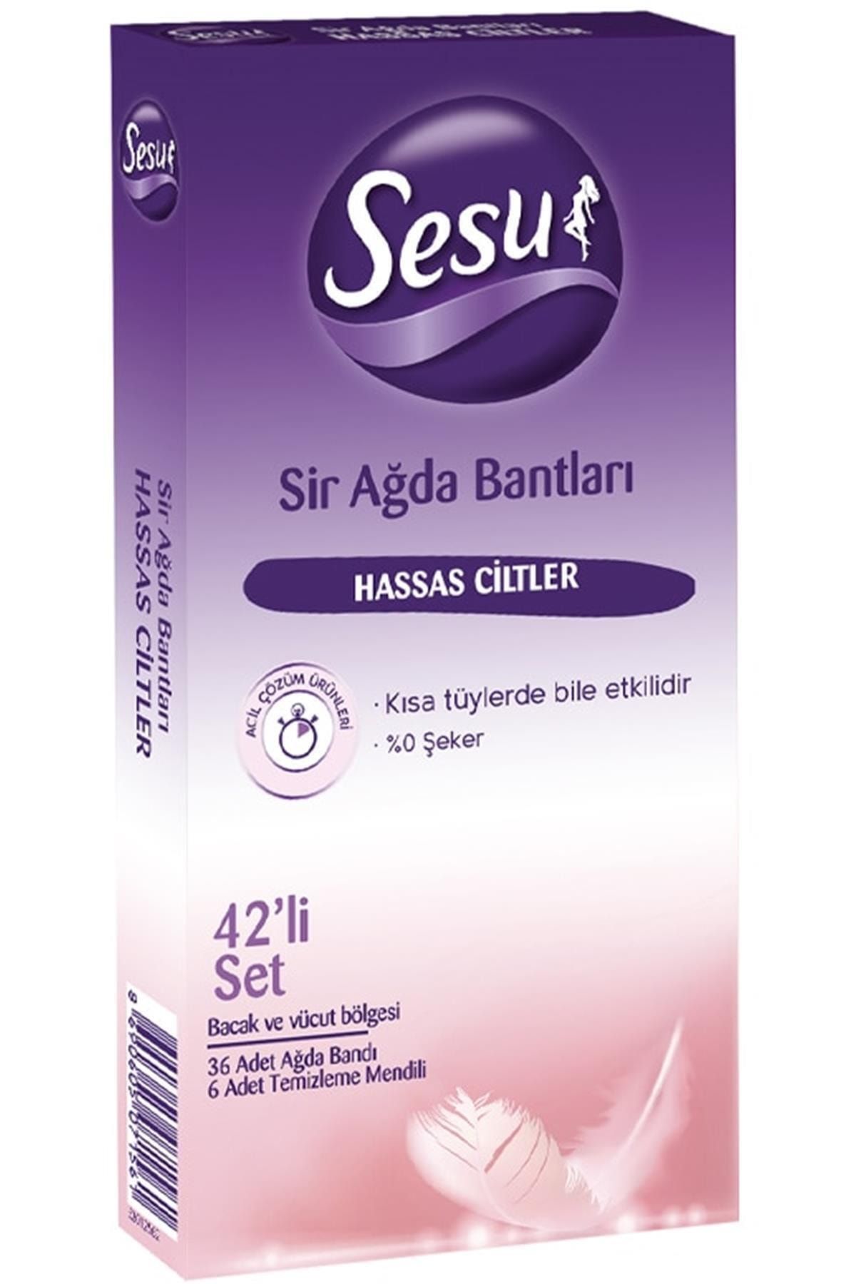 Sesu Marka: Sir Ağda Bandı Hassas Ciltler 42'li Kategori: Ağda