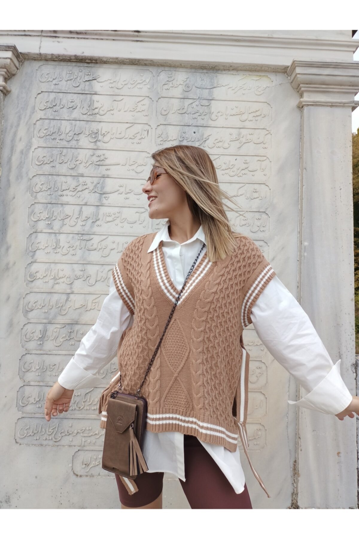 ROSA Dİ FİORE Yanları Bağlamalı Süveter