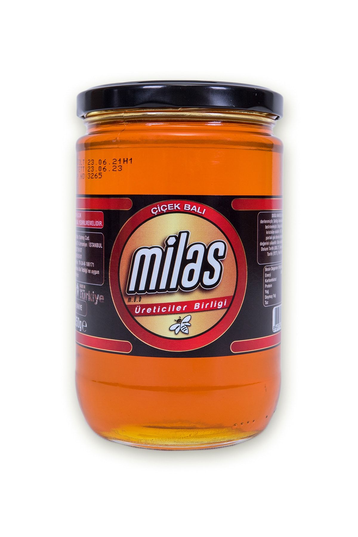 MİLAS ÜRETİCİLER BİRLİĞİ 850 gr Süzme Çiçek Balı (TANITIM AMAÇLI)