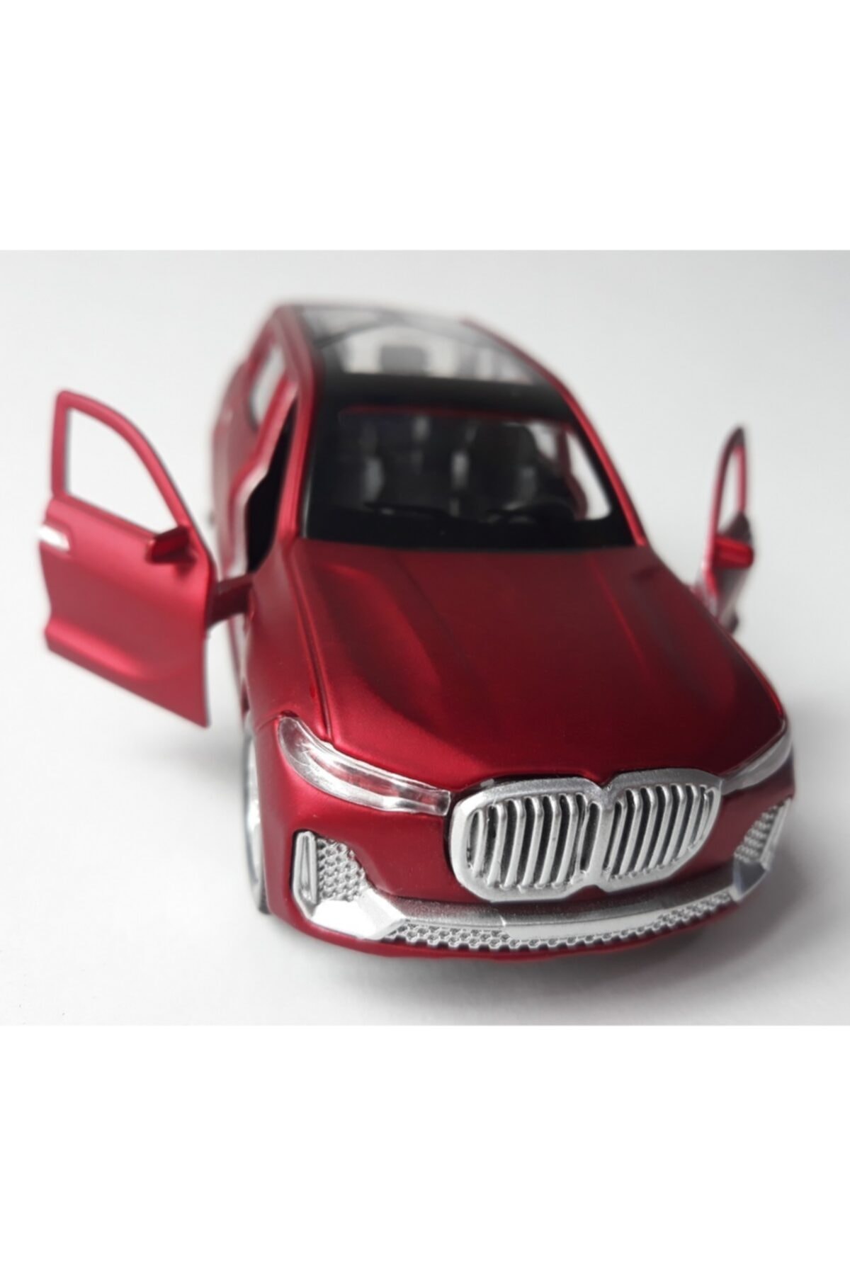 OYUNCAKSAHİLİ Bmw X7 Tarzı Jip Diecast Metal Araba Kapı Açılır Far Yanar Sesli Çekbırak