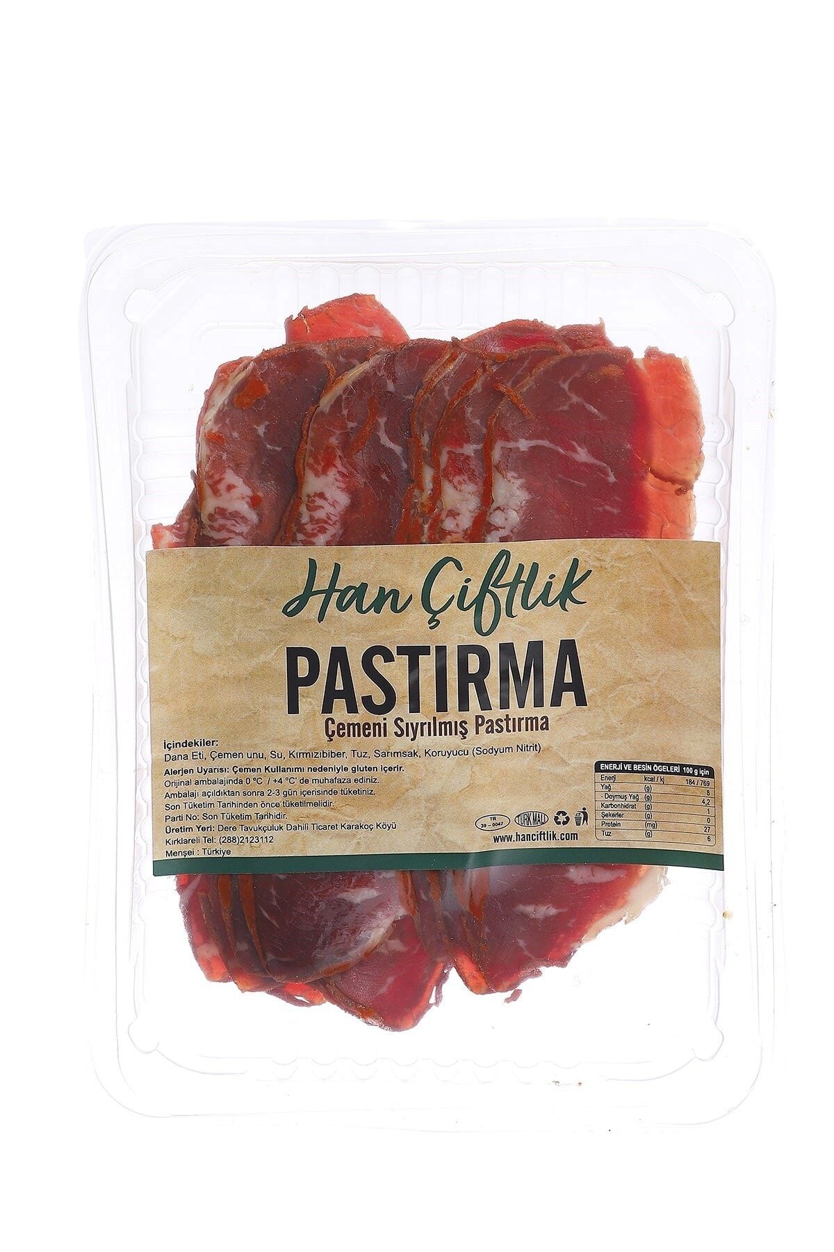 Han Çiftlik Pastırma 100 Gr