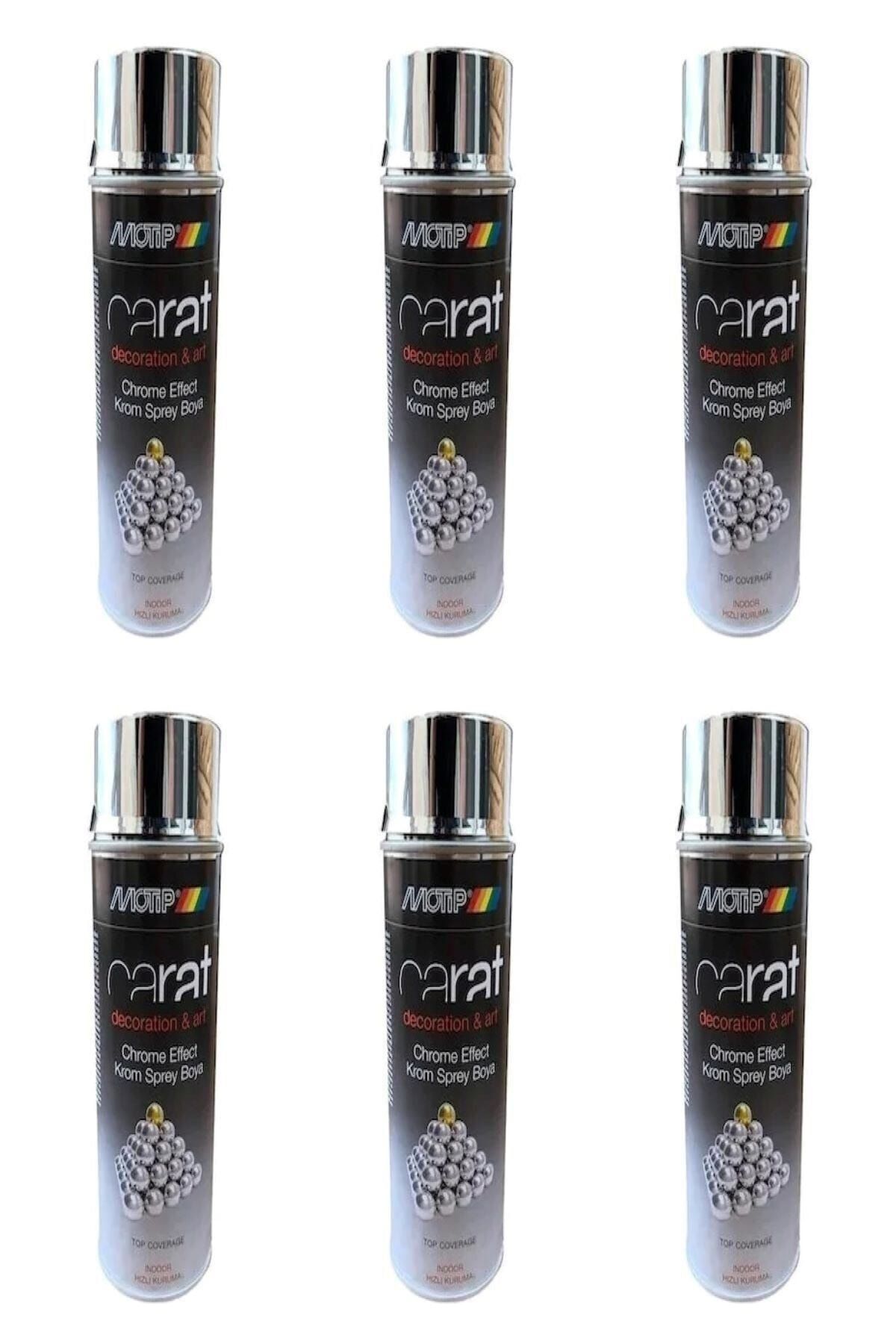 Motip Carat Krom Efekt Sprey Boya 400 Ml. 6 Adet