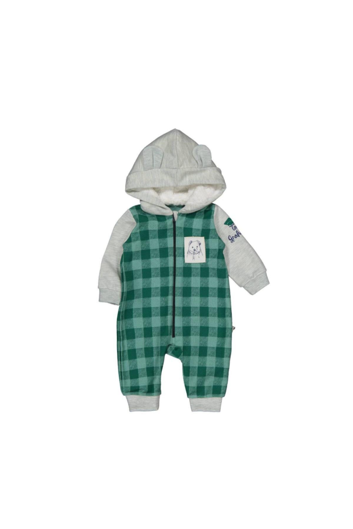 Coco Store Tongs Baby Graduation Day Fermuarlı Tulum 2701 Yeşil