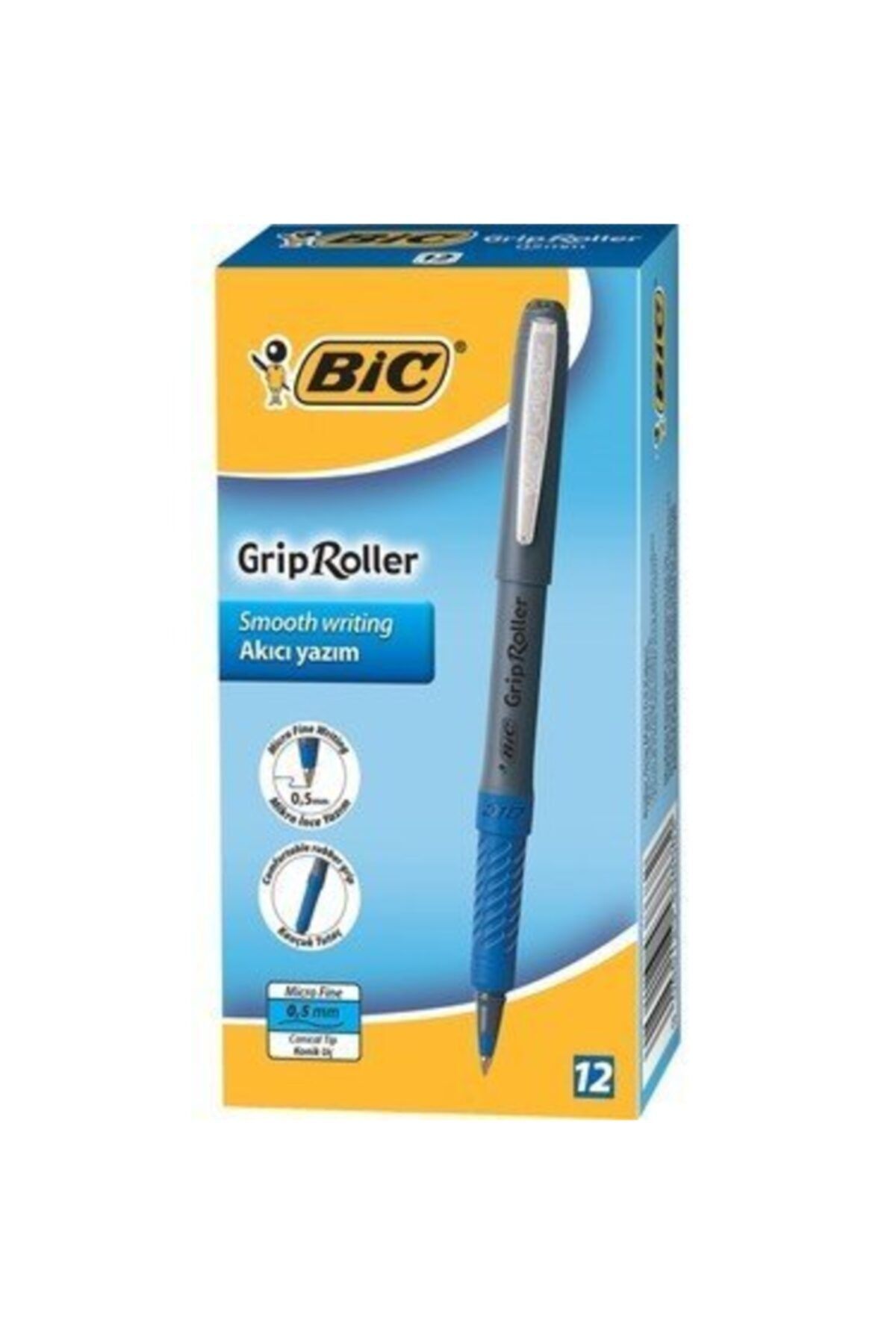 Bic Bıc Grıp Roller Kalem 0.5 Mavi 12 Li