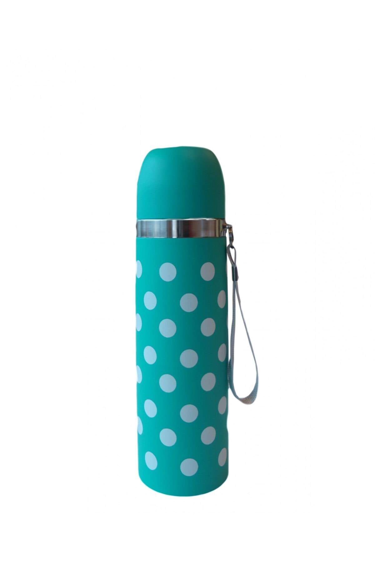 Sema Bebe Puantiyeli Bebek Termosu 500 Ml - Mavi