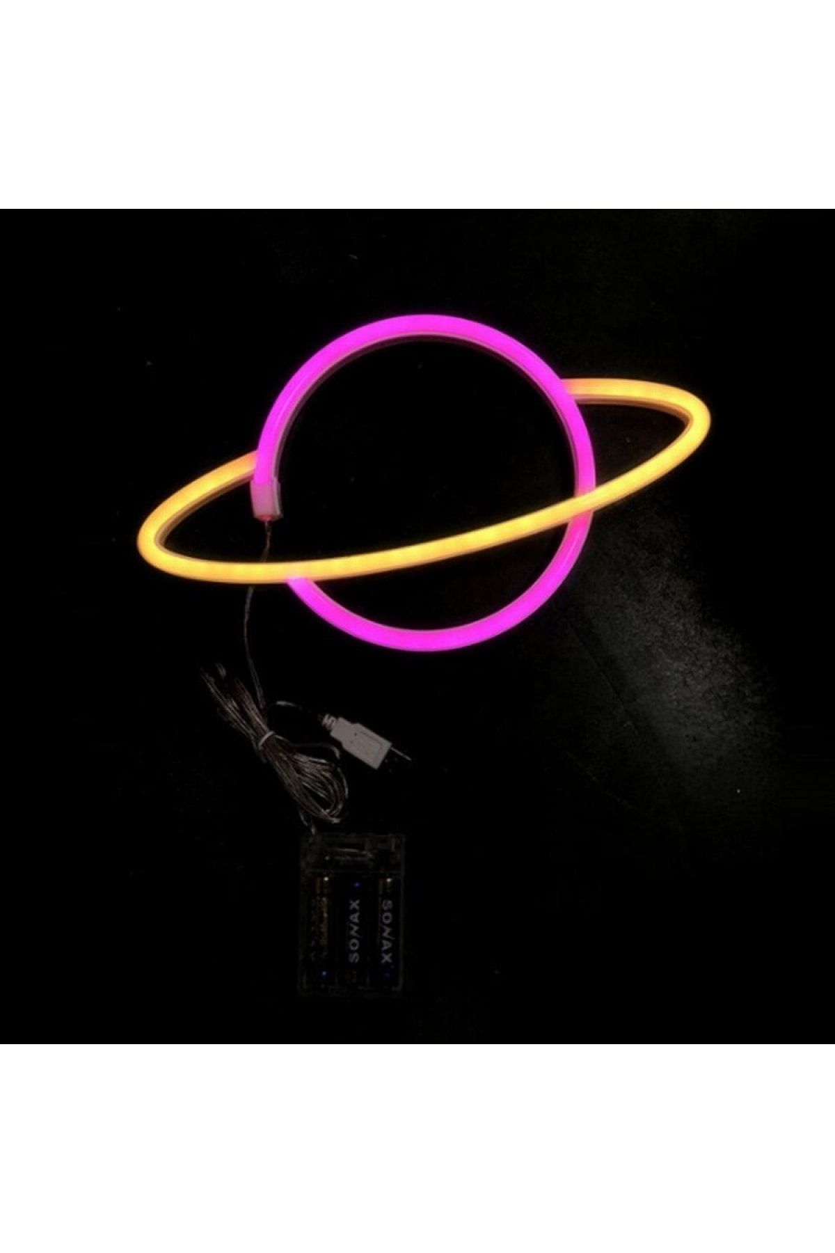 NO.8 HOUSE Neon Işıklı Galaksi Masa Gece Lambası