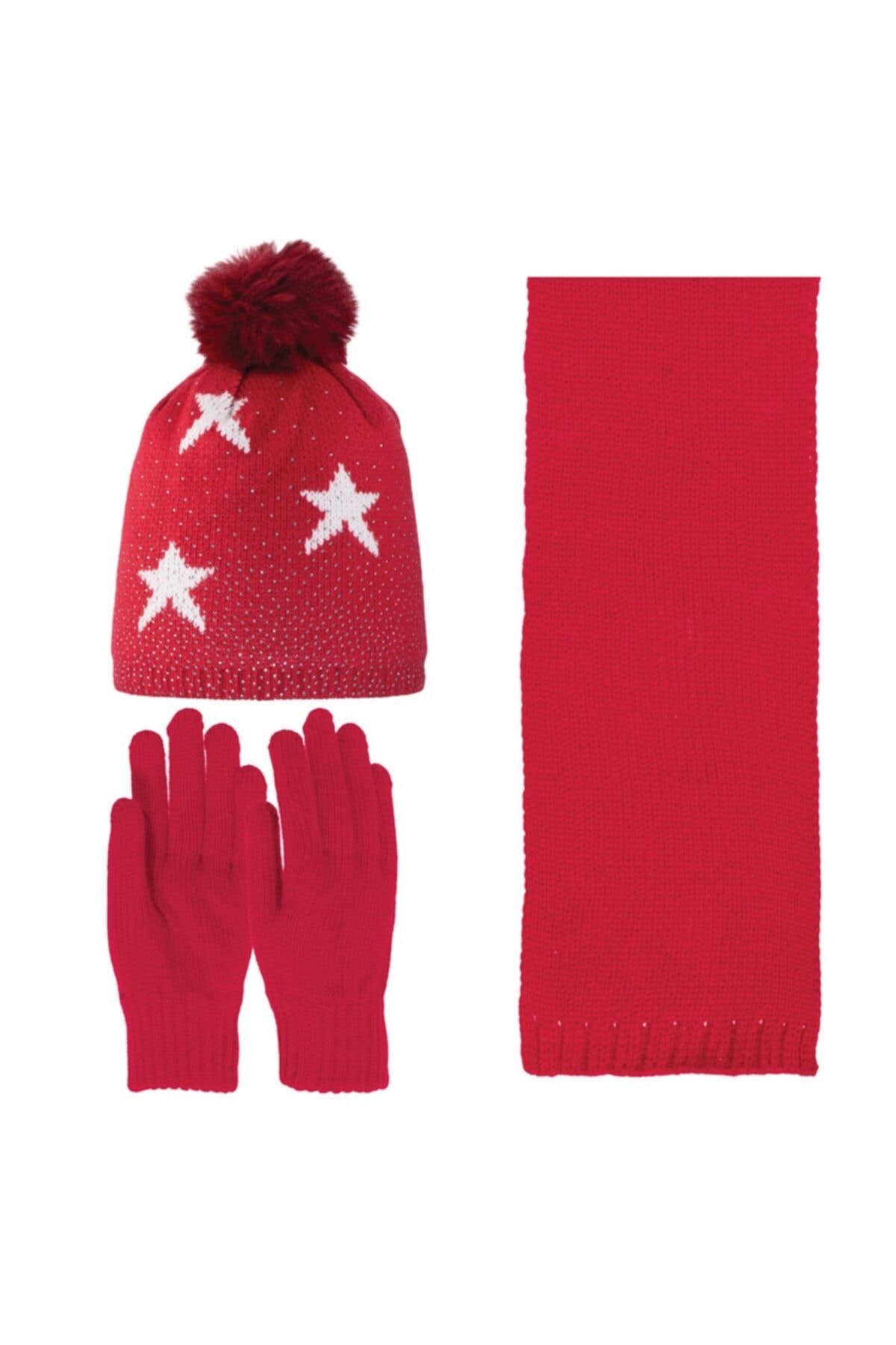 MİNİKO KİDS Kitti 2960-05 9-15 Yaş Atkı Bere Eldiven Set