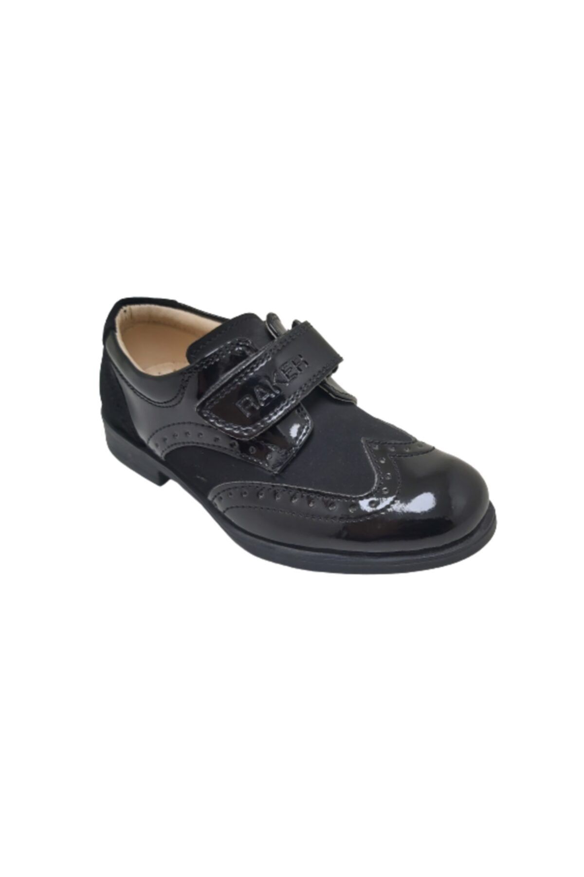 Denom Ortapedik Shoes Erkek Çocuk Siyah Rugan Ayakkabı