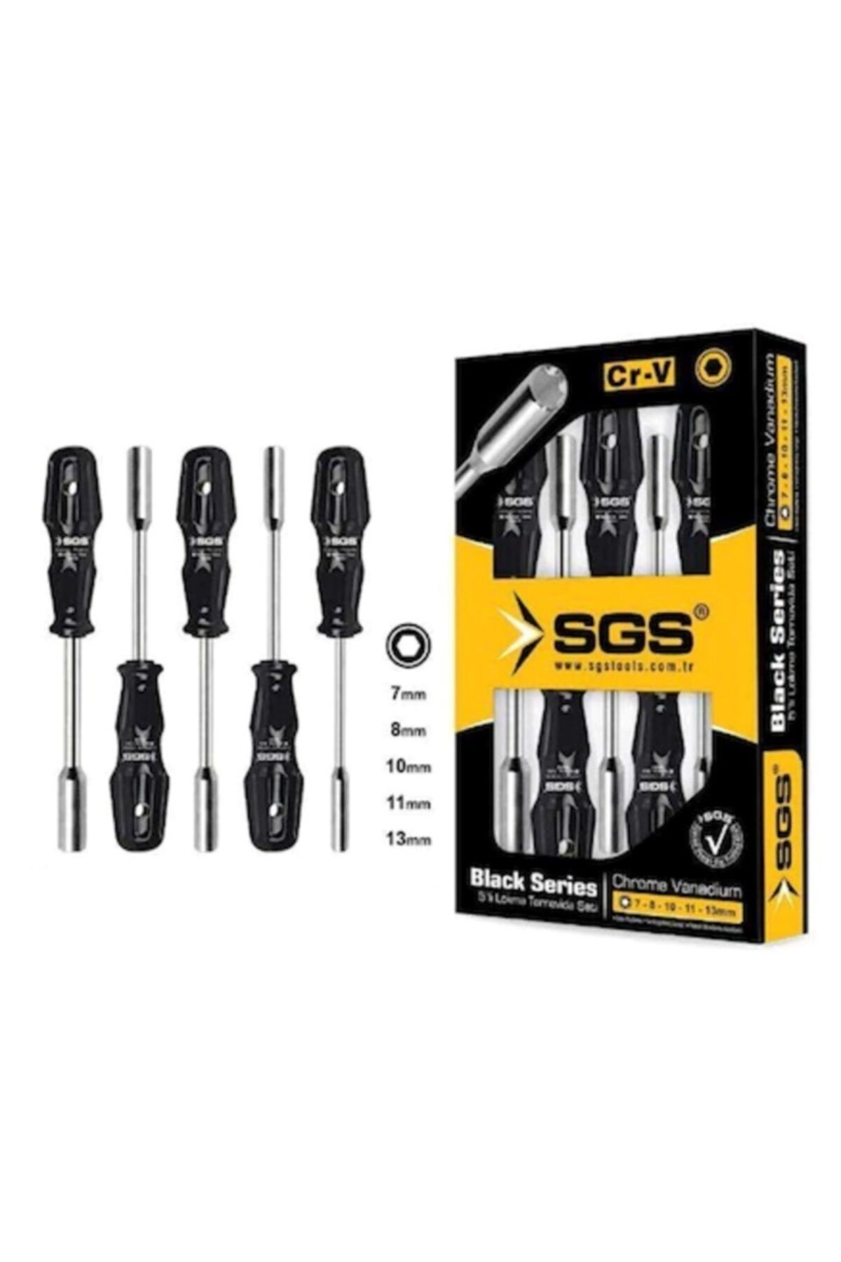 Sgs 5'li Lokma Tornavida Seti 920 Black Series
