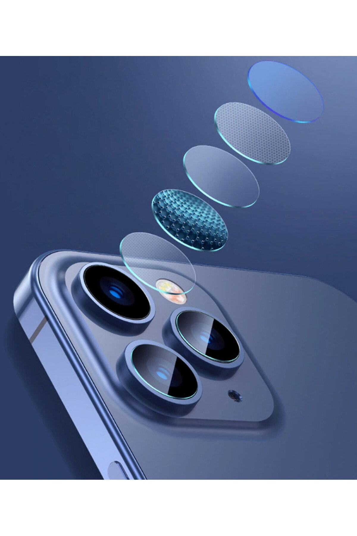 Baseus Iphone 12 Pro 6.1-pro Max 6.7 Tempered Kamera Lens Koruma Camı 2 Set