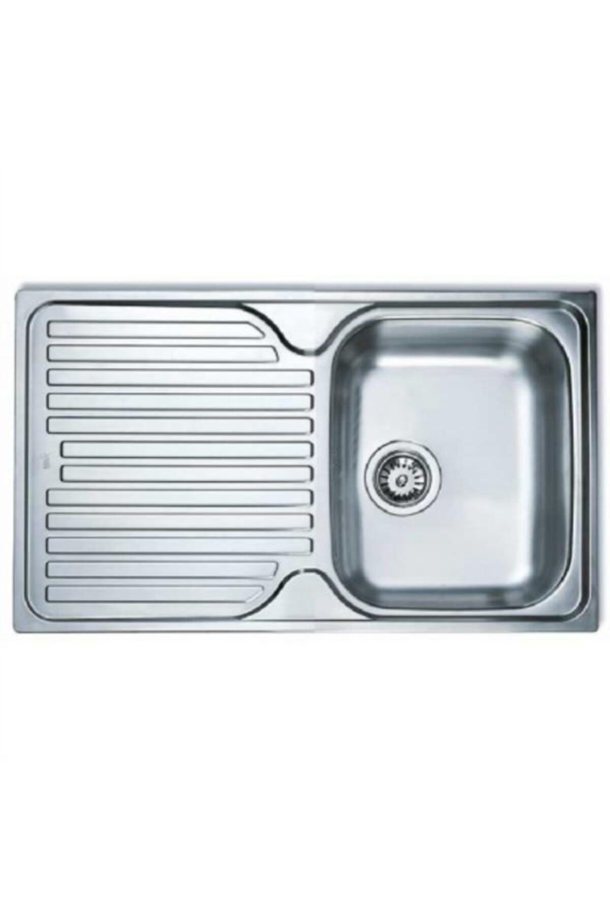 Teka Princess 50 B Evye 1 Göz Sol Damlalık, Paslanmaz Çelik