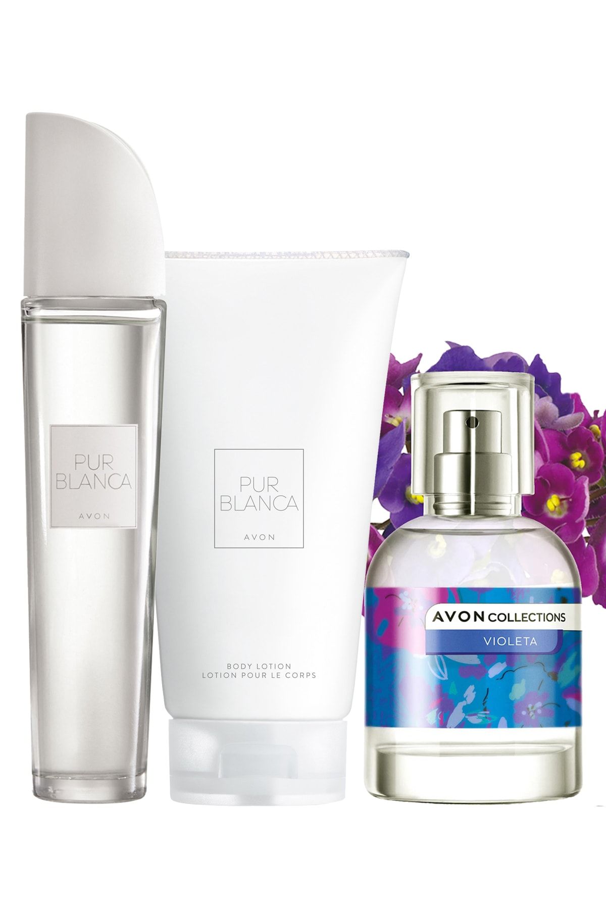 AVON Pur Blanca Parfüm Vücut Losyonu Ve Violeta Kadın Parfüm Paketi 8681298707127