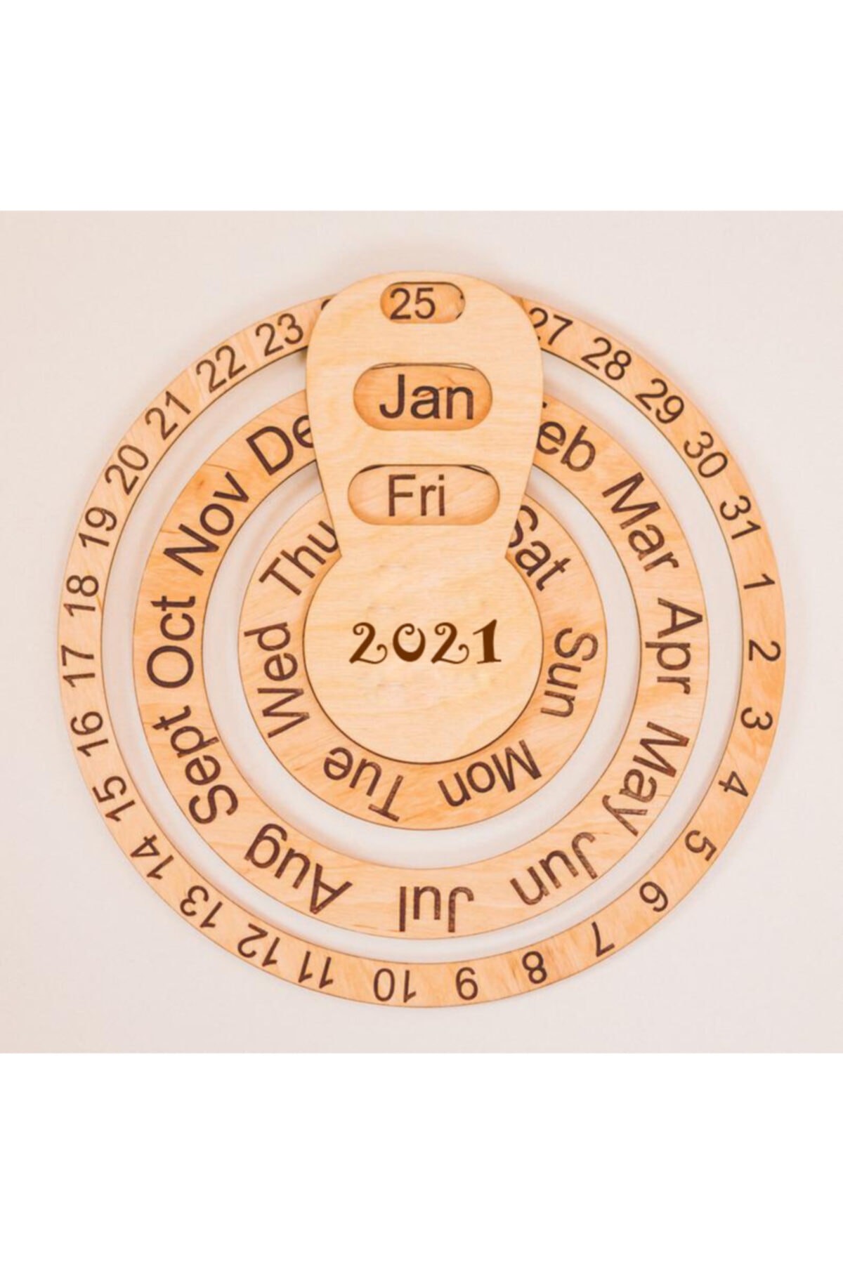 FOTOSENDE 2021 Ahşap Takvim