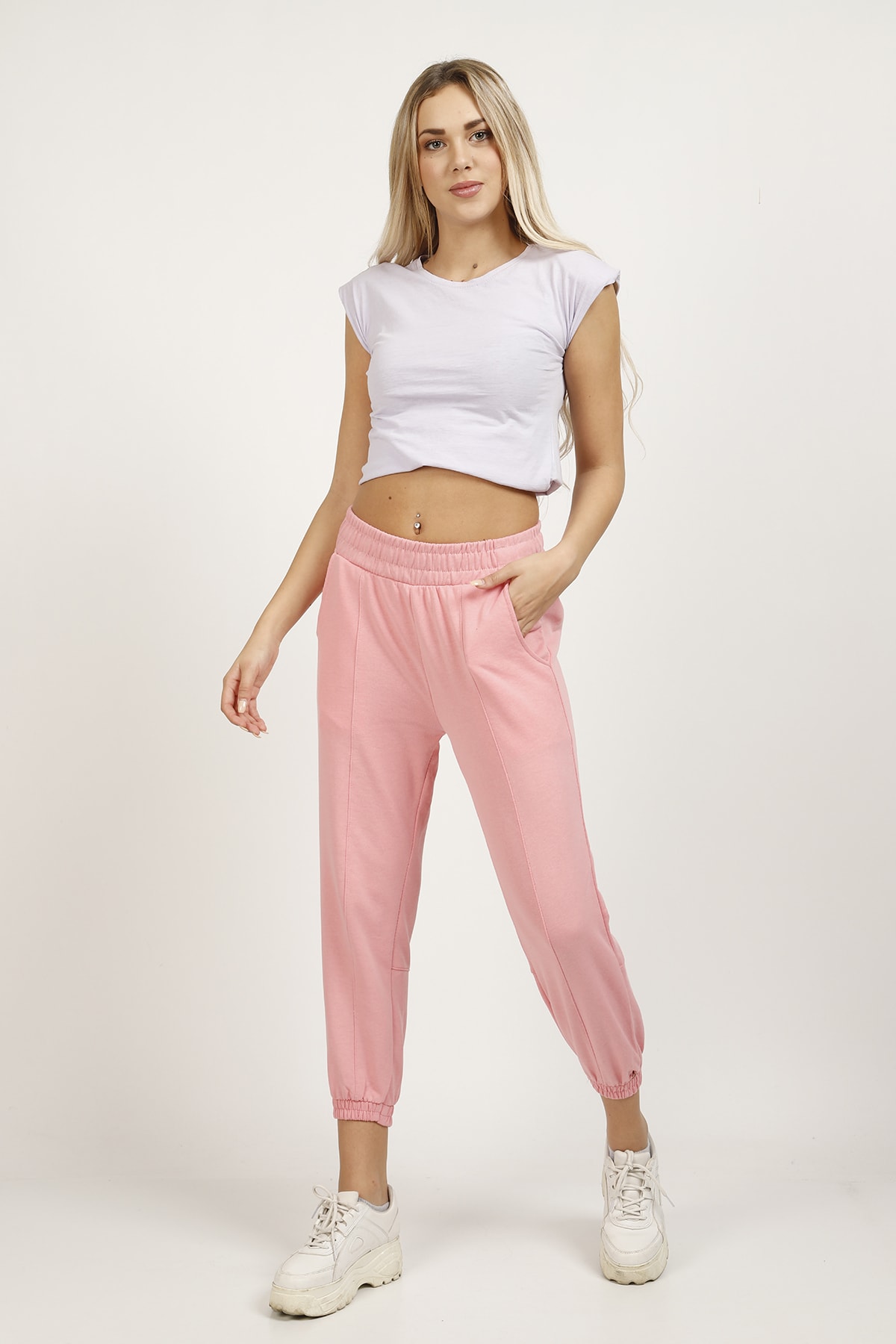 North Way Kadın Pembe Jogging Fit Pantolon