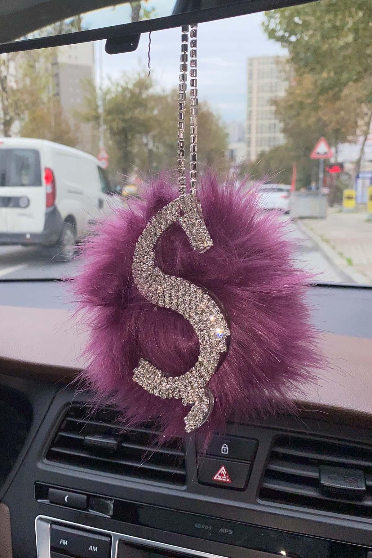 Arabas na A klar Kul b Swarovski Stone Rear View Mirror Necklace