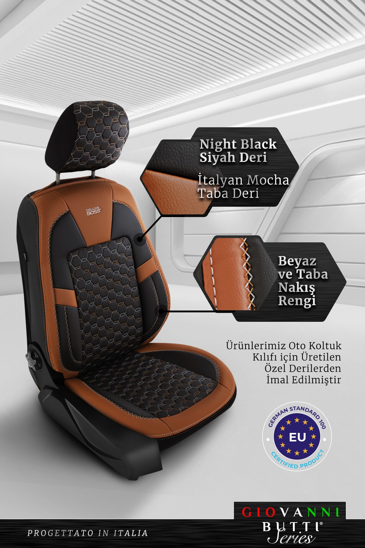 deluxe boss fiat egea uyumlu deri oto koltuk kilifi giovanni butti diamond serisi dm10 taba fiyati yorumlari trendyol