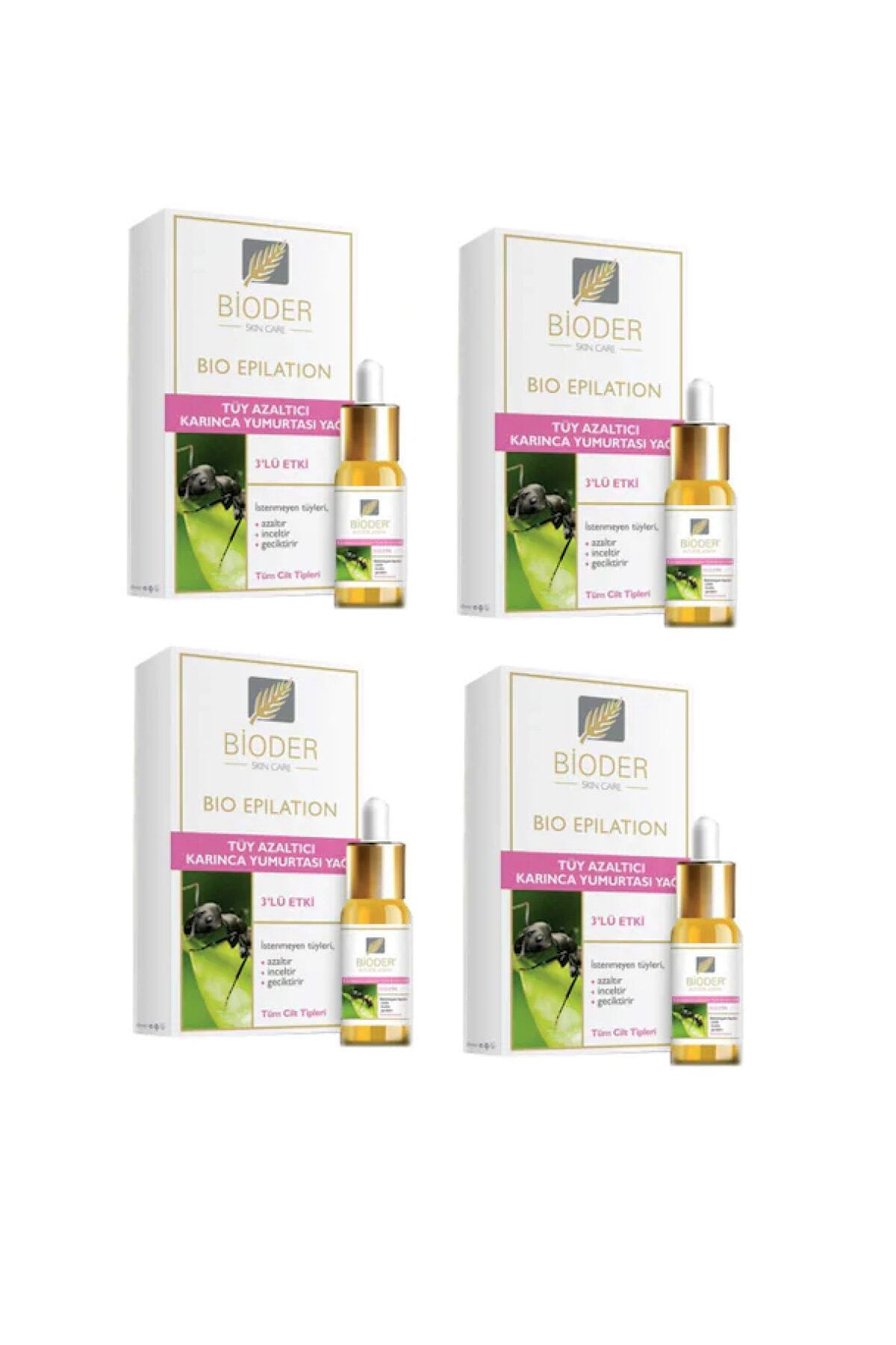 Bioder Karınca Yumurtası Yağı 30 Ml - Tüy Azaltıcı X4 Adet