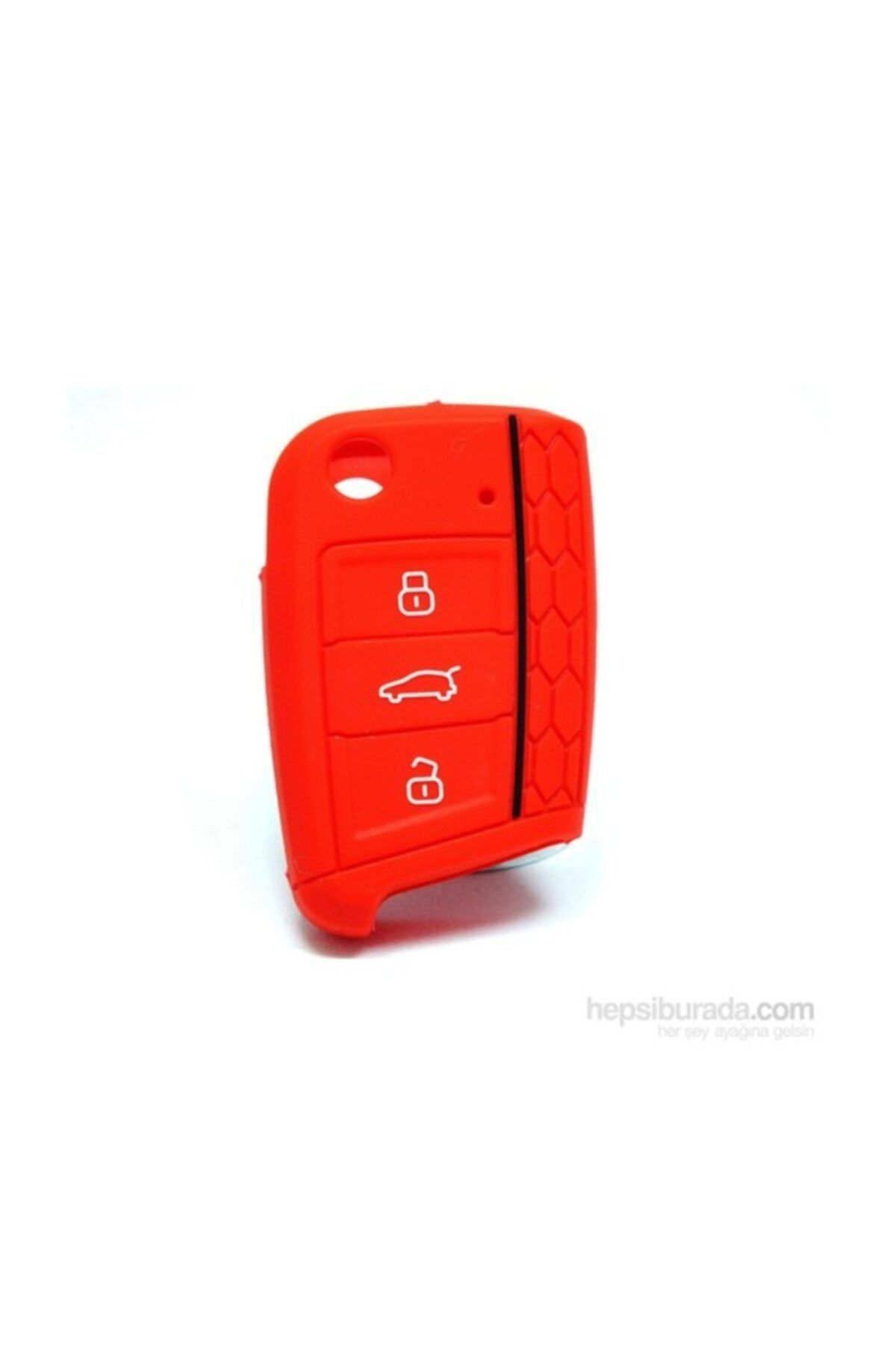 Space Seat Ibiza Leon Toledo Ateca Silikon Anahtar Kılıfı Kırmızı