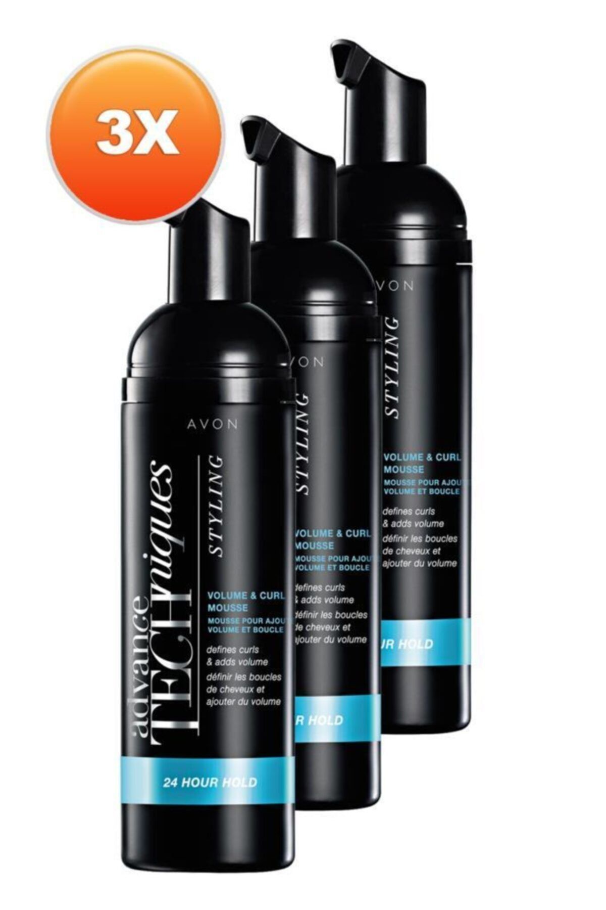 avon hacim ve bukle belirginlestirici kopuk 150 ml uclu set fiyati yorumlari trendyol