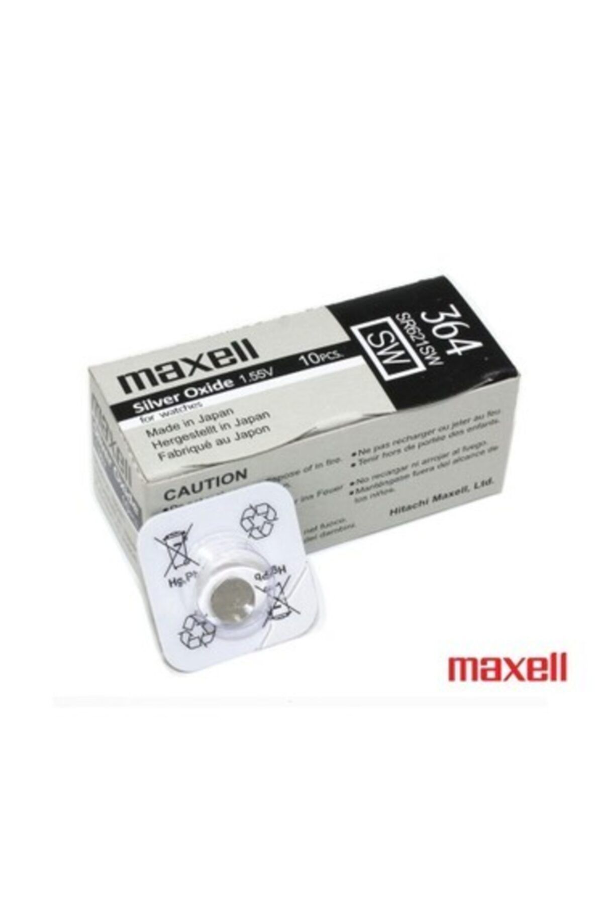 Maxell Sr621sw 364 Saat Pili 1 Adet