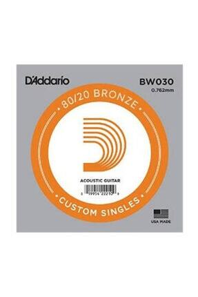 Tekin Müzik D'addario Acoustic Guitar 80/20 Bronze Single .030 - Bw030 Akustik Gitar Tek Tel Image 0