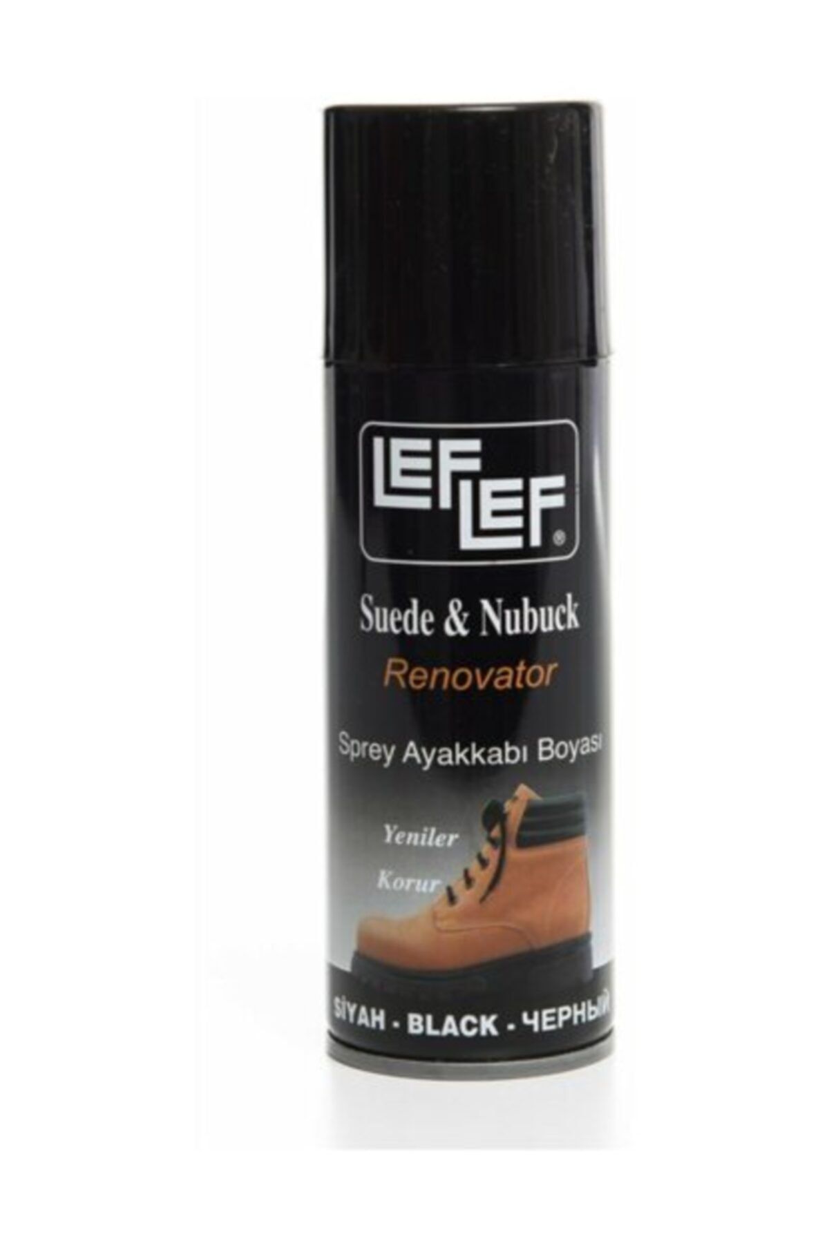 leflef lef lef nubuk ve suet ayakkabi boyasi sprey 200 ml siyah fiyati yorumlari trendyol
