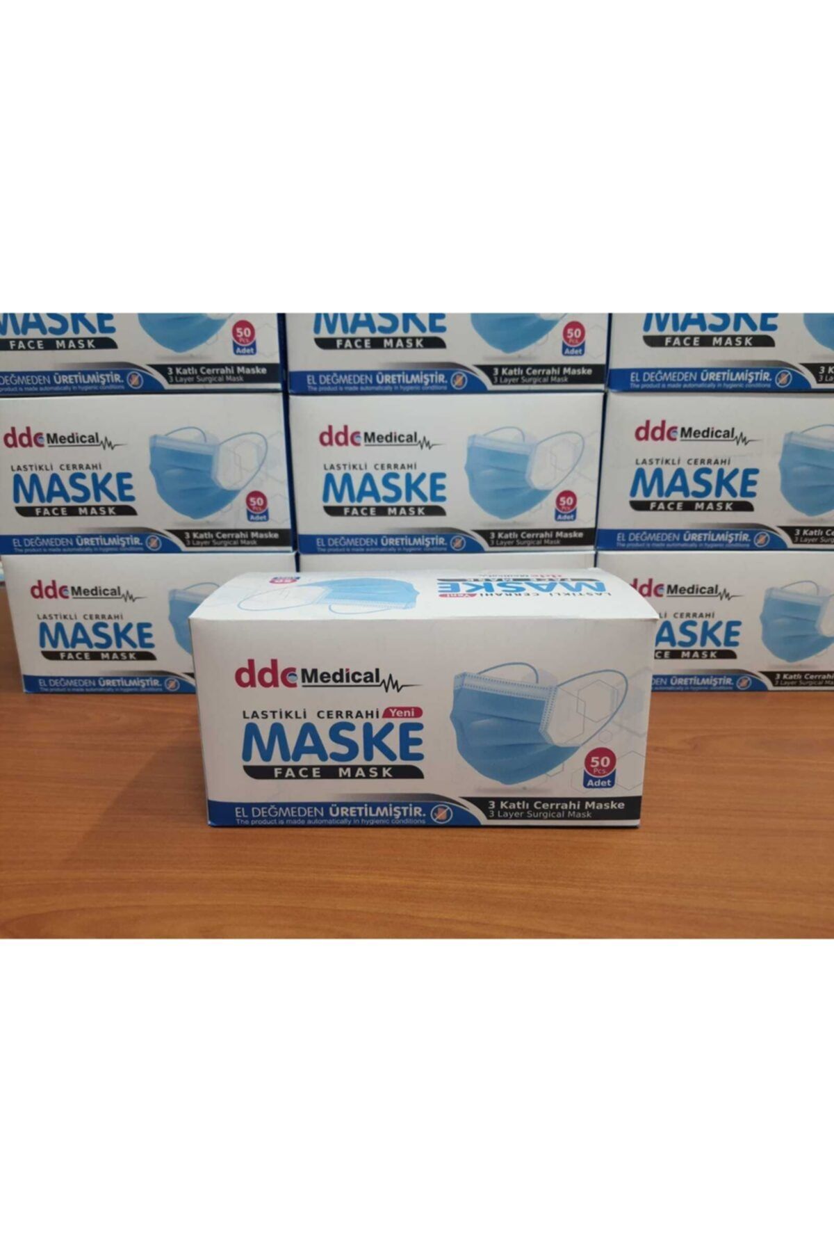 ddc medical 3 katli cerrahi maske beyaz 50 adet fiyati yorumlari trendyol
