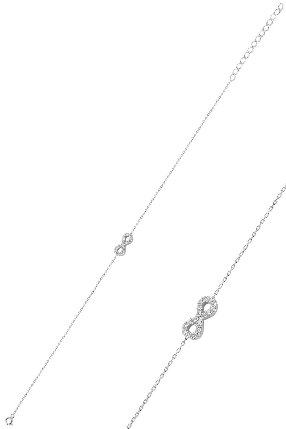 Söğütlü Silver Gümüş Rodyumlu Sonsuzluk Bileklik