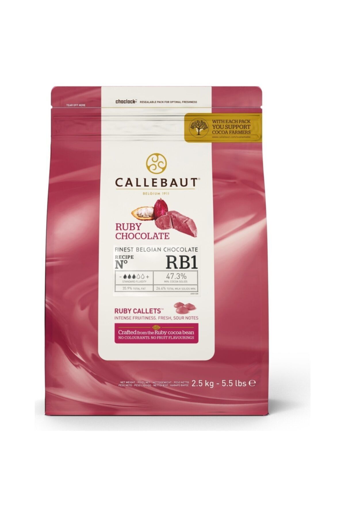 Callebaut Ruby Çikolata 2.5kg