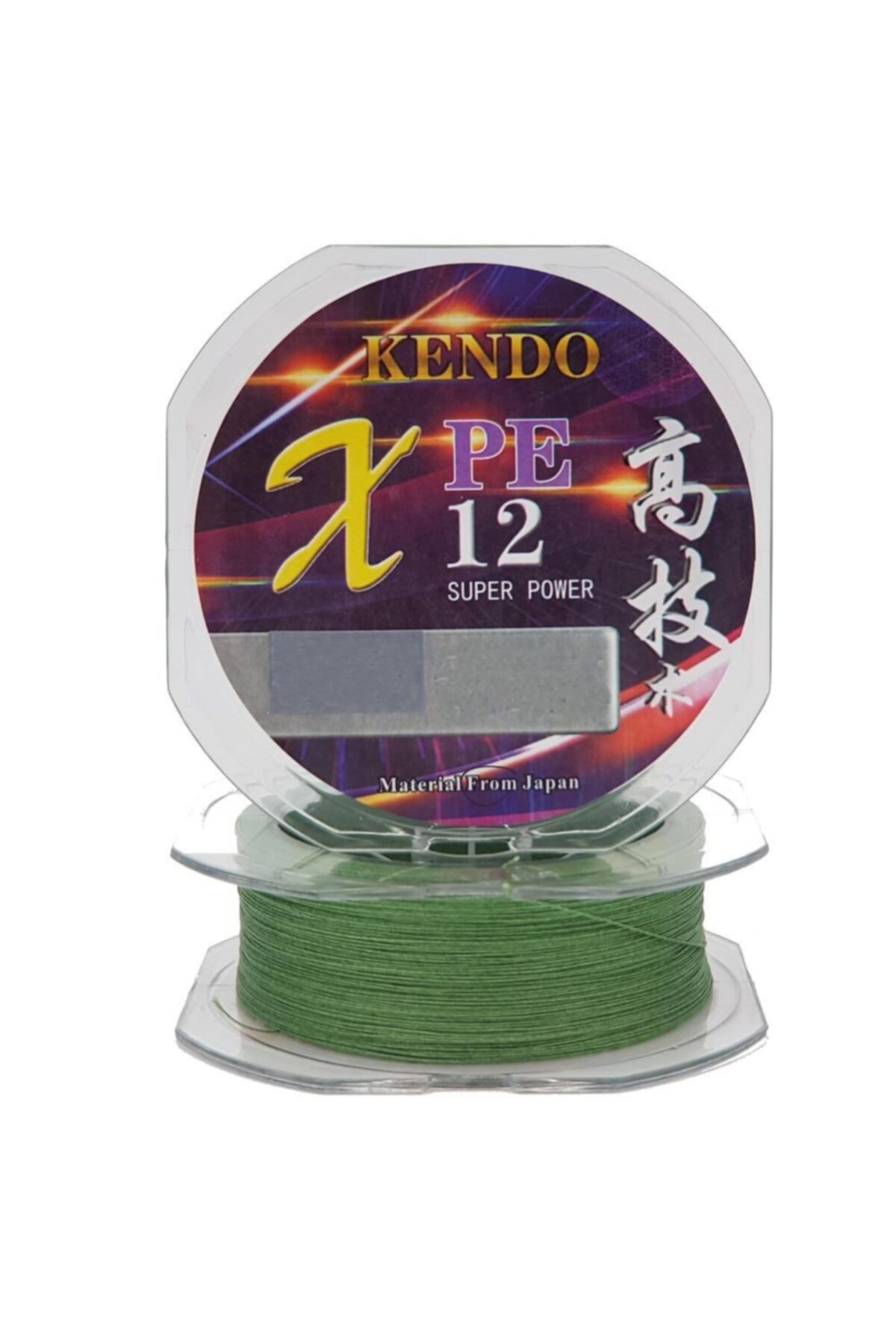 Kendo Dynema 12x 12 Kat %100 Pe Örgü Ip Misina 250m Japon Yeşil 0,18mm