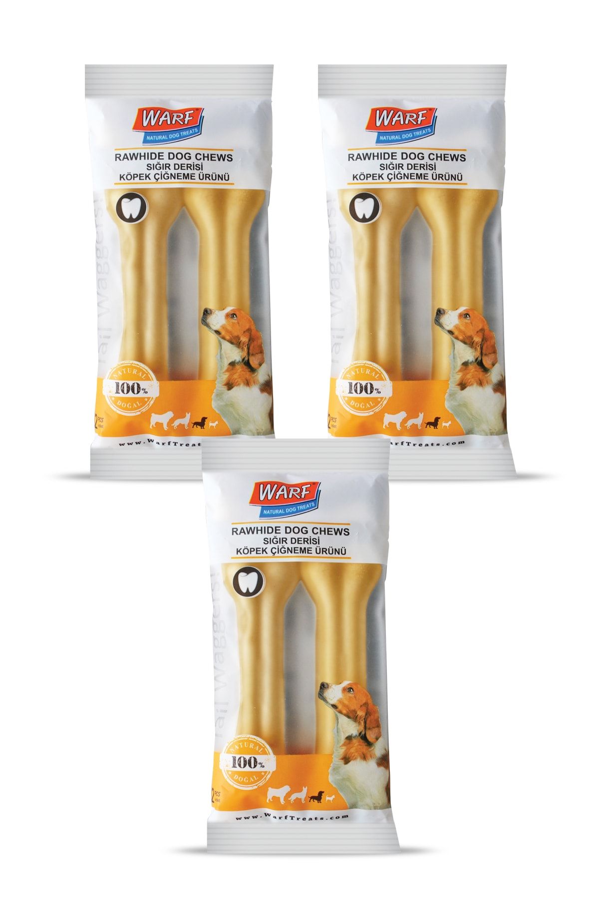 Warf Naturel Ödül Kemiği 12,5 Cm (2'li) X 3 Paket