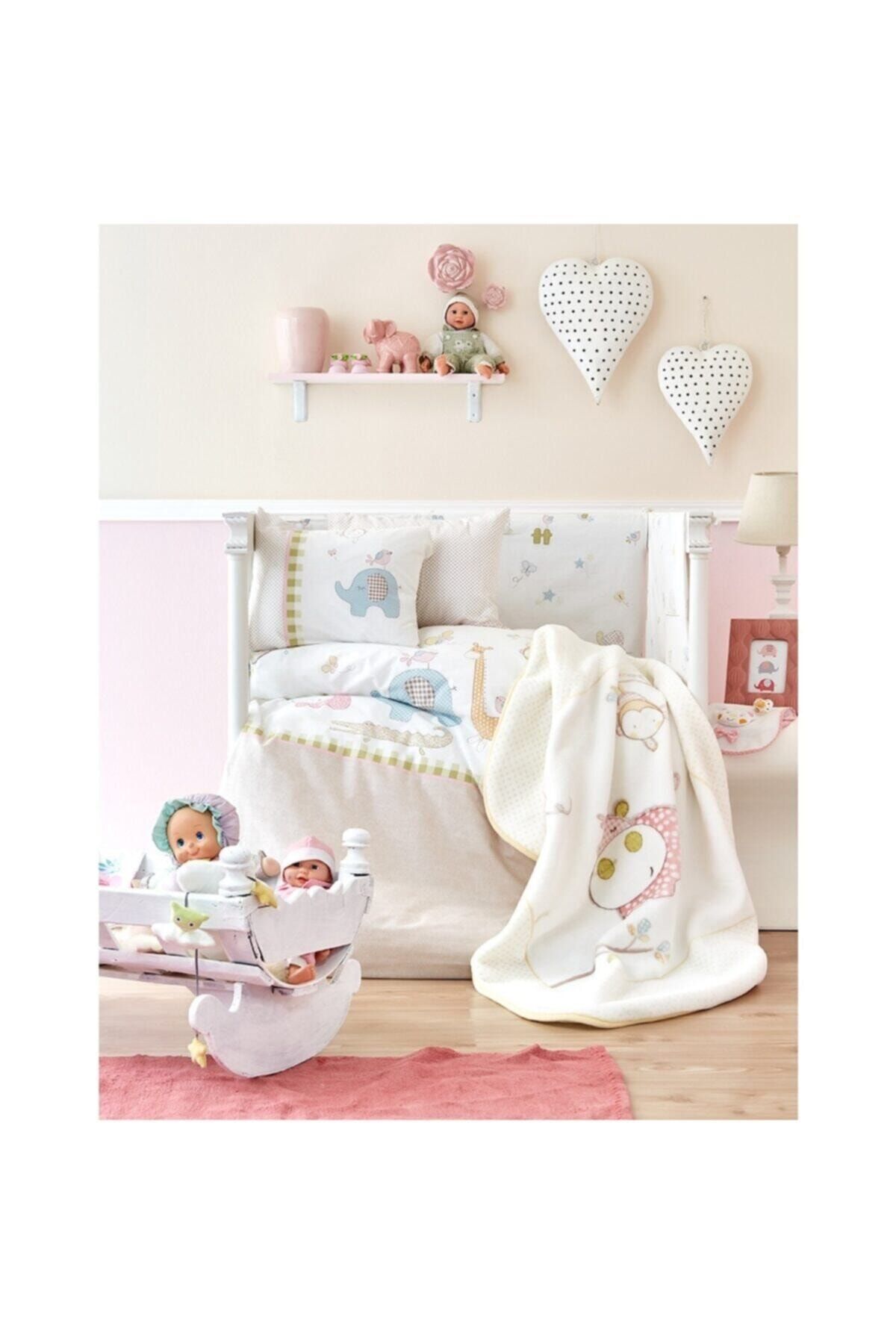 Karaca Home Playmate Bej Bebek Soft Ispanyol Battaniye