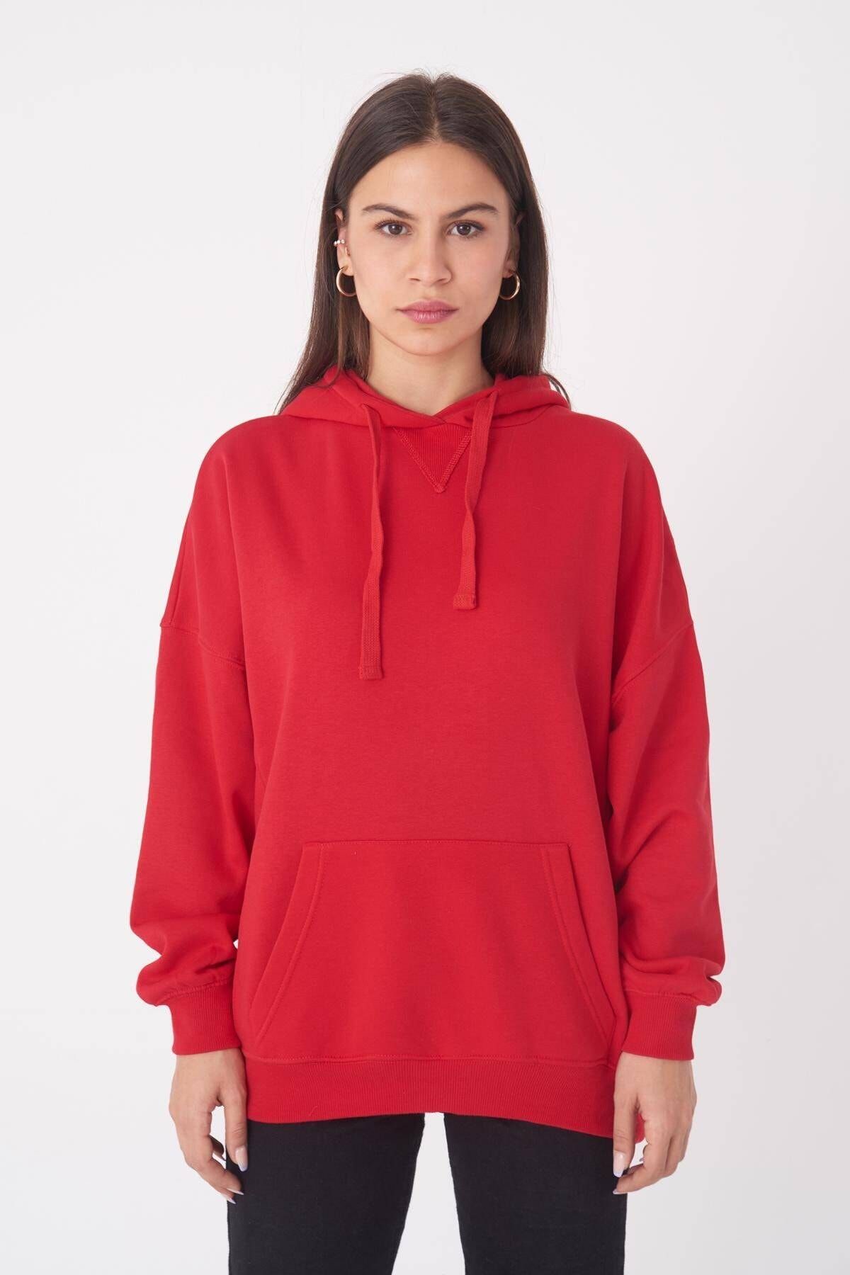 Kirmizi Sweatshirt Modelleri Fiyatlari Trendyol