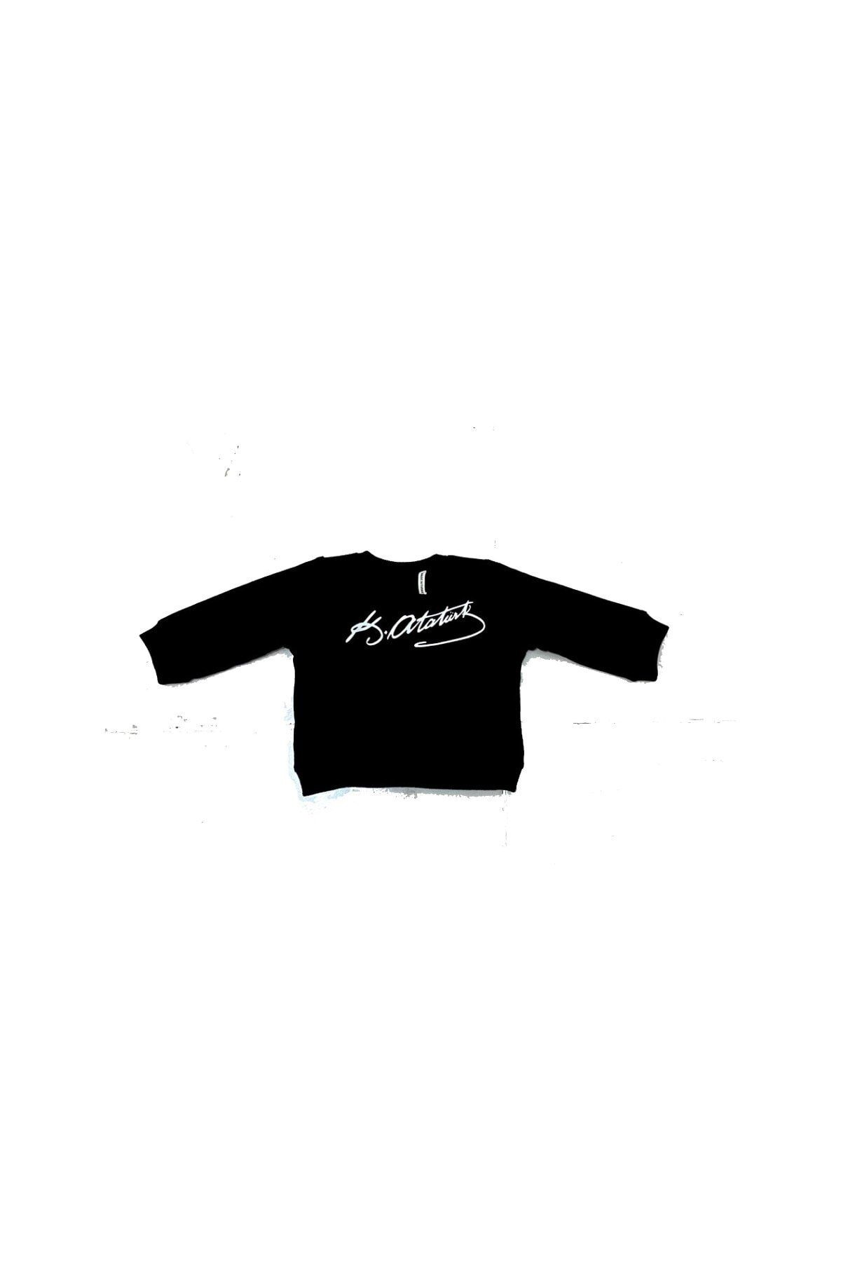 Maybe E Bebek Siyah Ataturk Baskili Sweatshirt Fiyati Yorumlari Trendyol