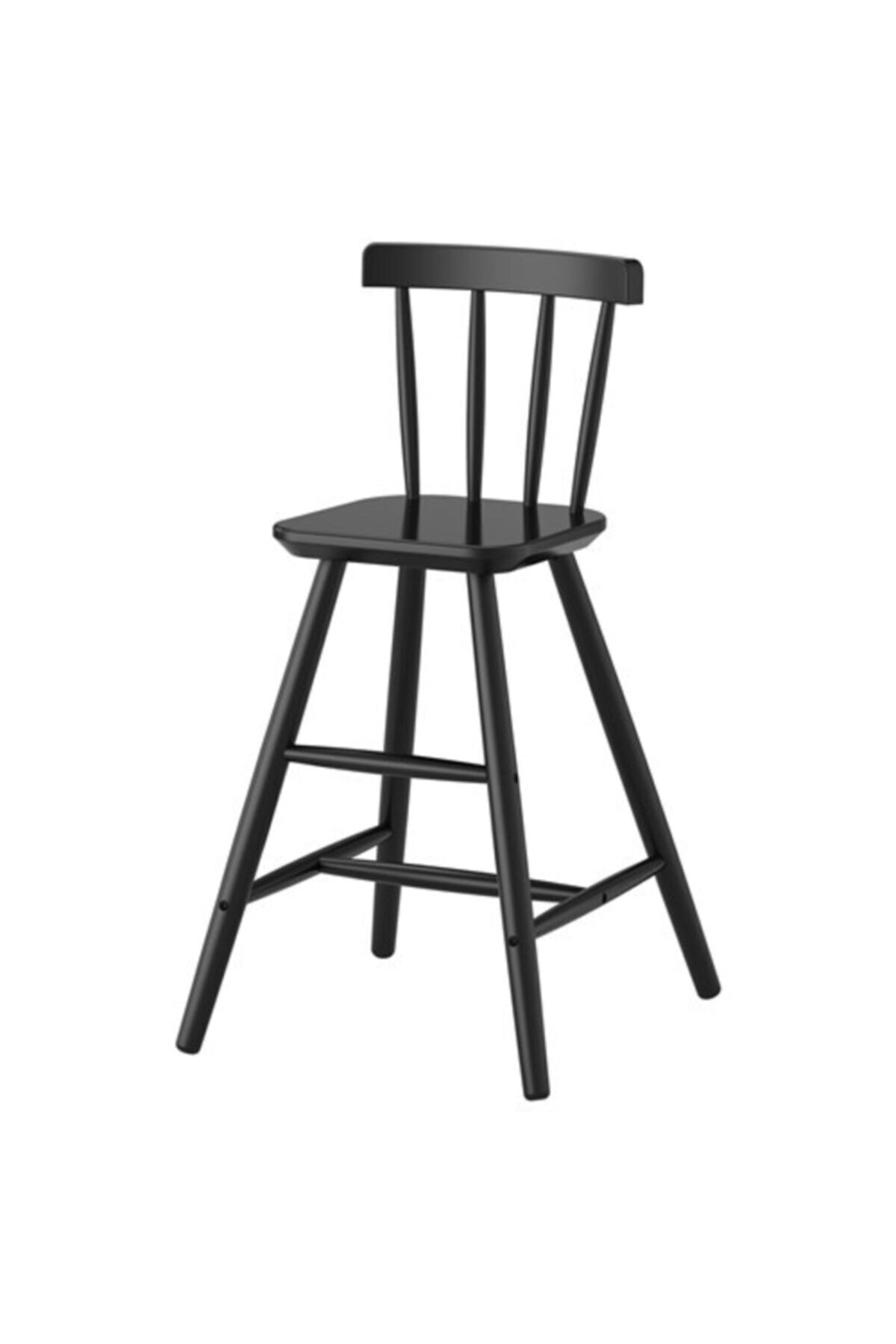 Hopdiye Ikea Agam Çocuk Sandalyesi Siyah