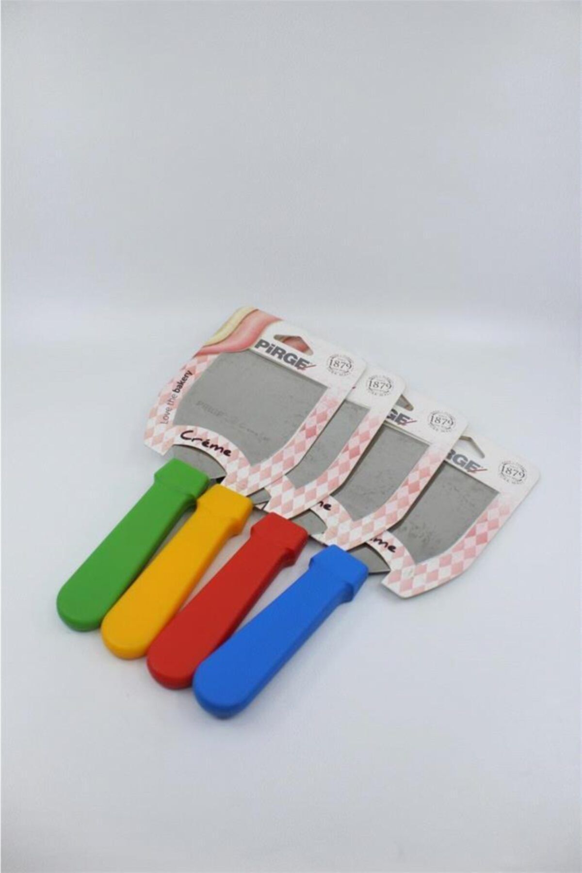 PİRGE Kırmızı Creme Spatula No. 4