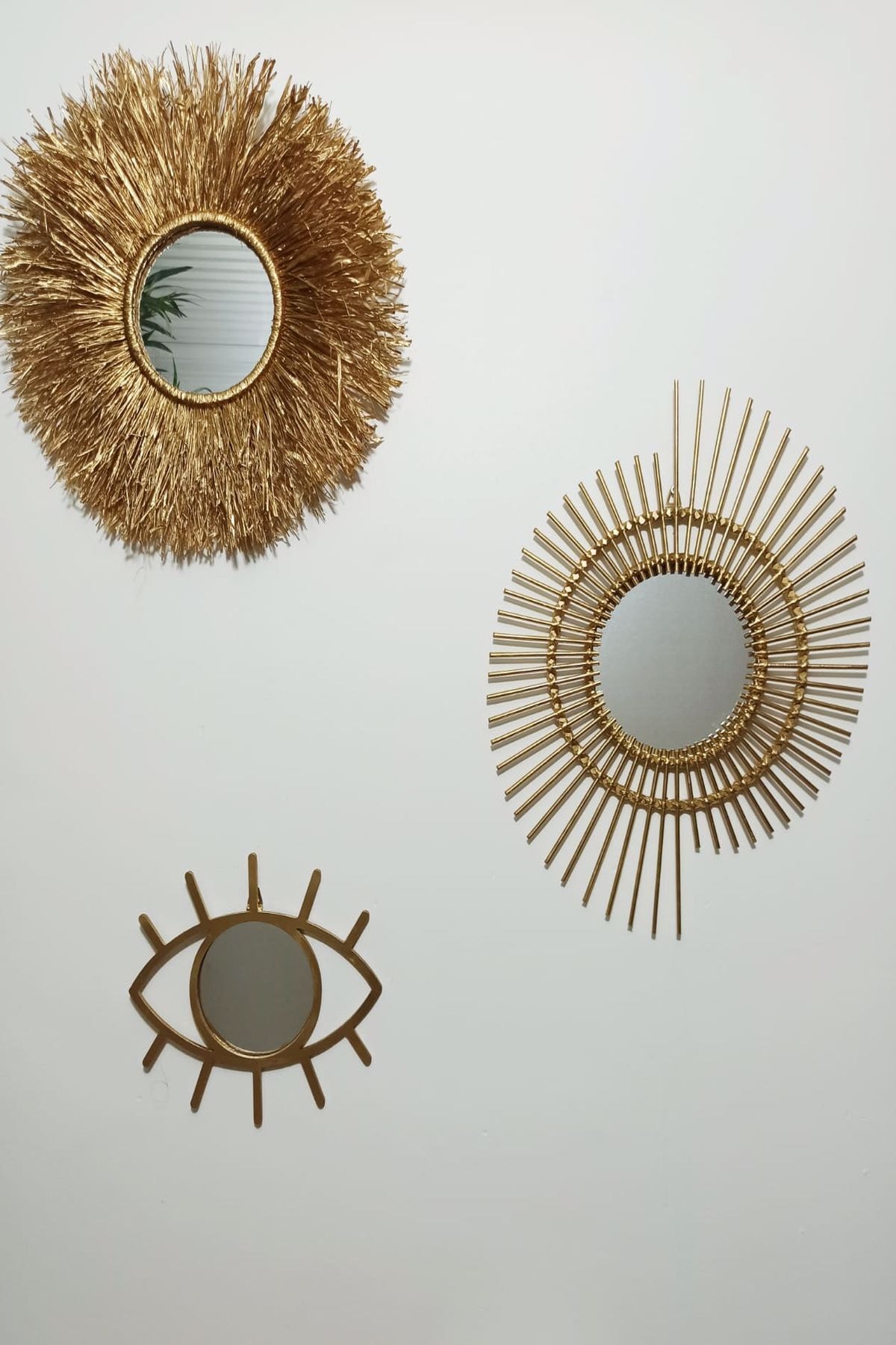 Bubihome Gold Modern Ayna Seti