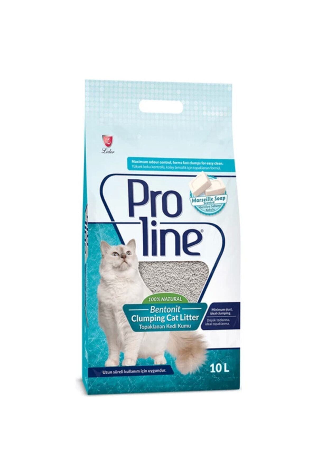 Pro Line Proline Marsilya Sabunlu Topaklaşan Kedi Kumu 10 Lt