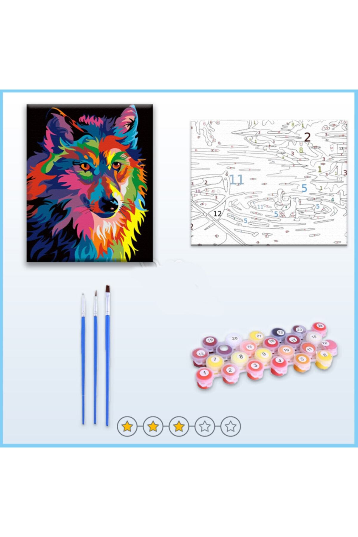 Iressam Kurt Sayilarla Tuval Tablo Boyama Seti Fiyati Yorumlari Trendyol