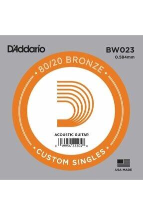 D'addario Acoustic Guitar 80/20 Bronze Single .023 - Bw023 Akustik Gitar Tek Tel Image 0
