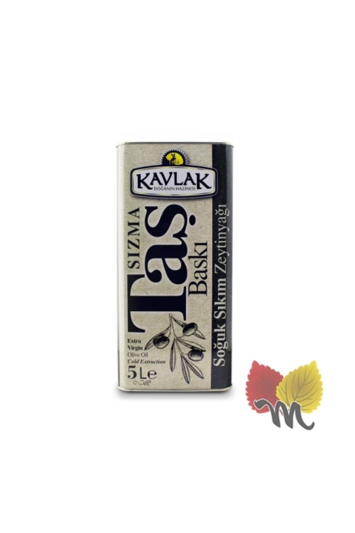 Kavlak Taş Baskı Zeytinyağı 5 Lt