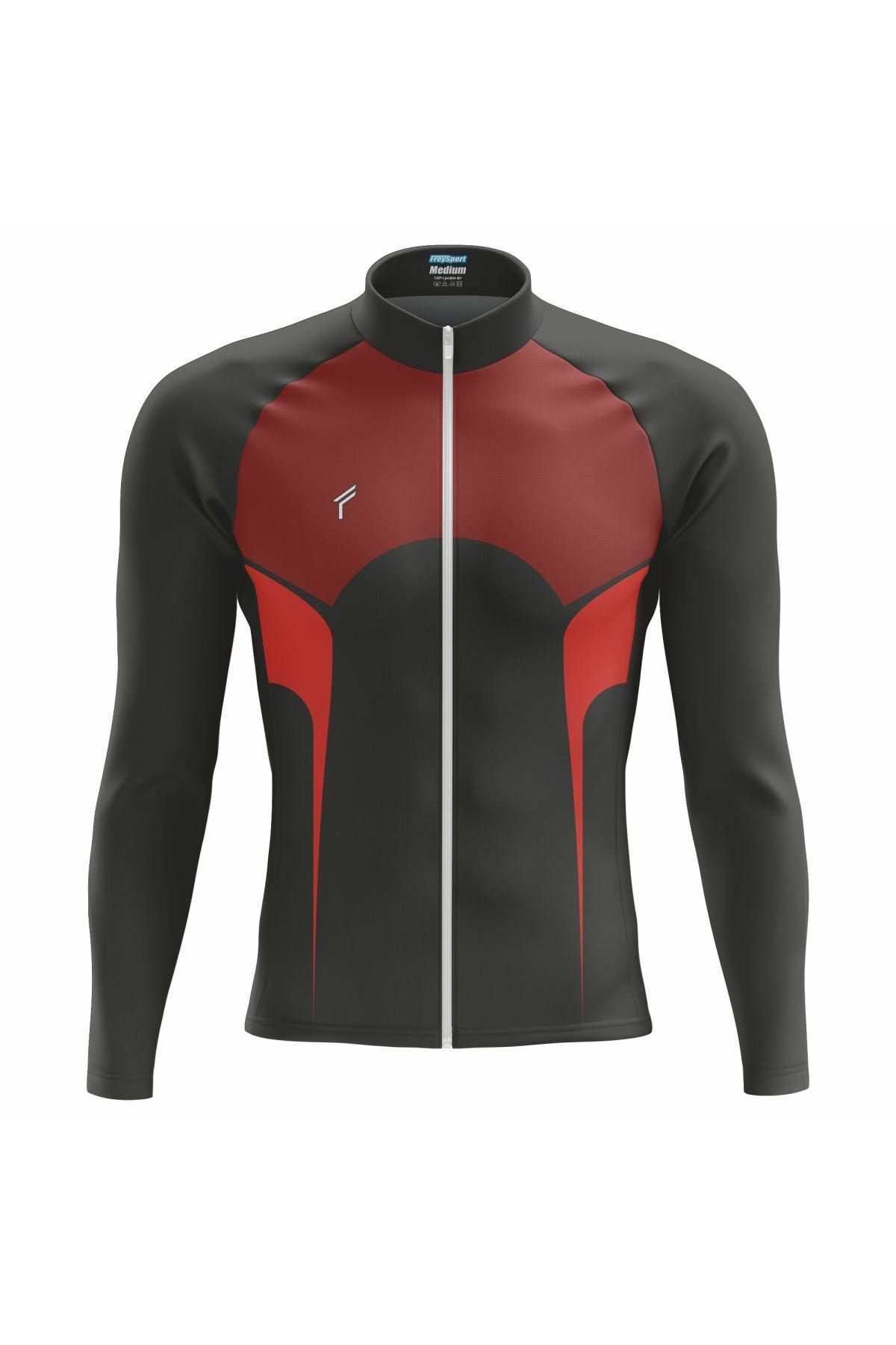 Freysport Unisex Siyah Gorge Kışlık Bisiklet Forması